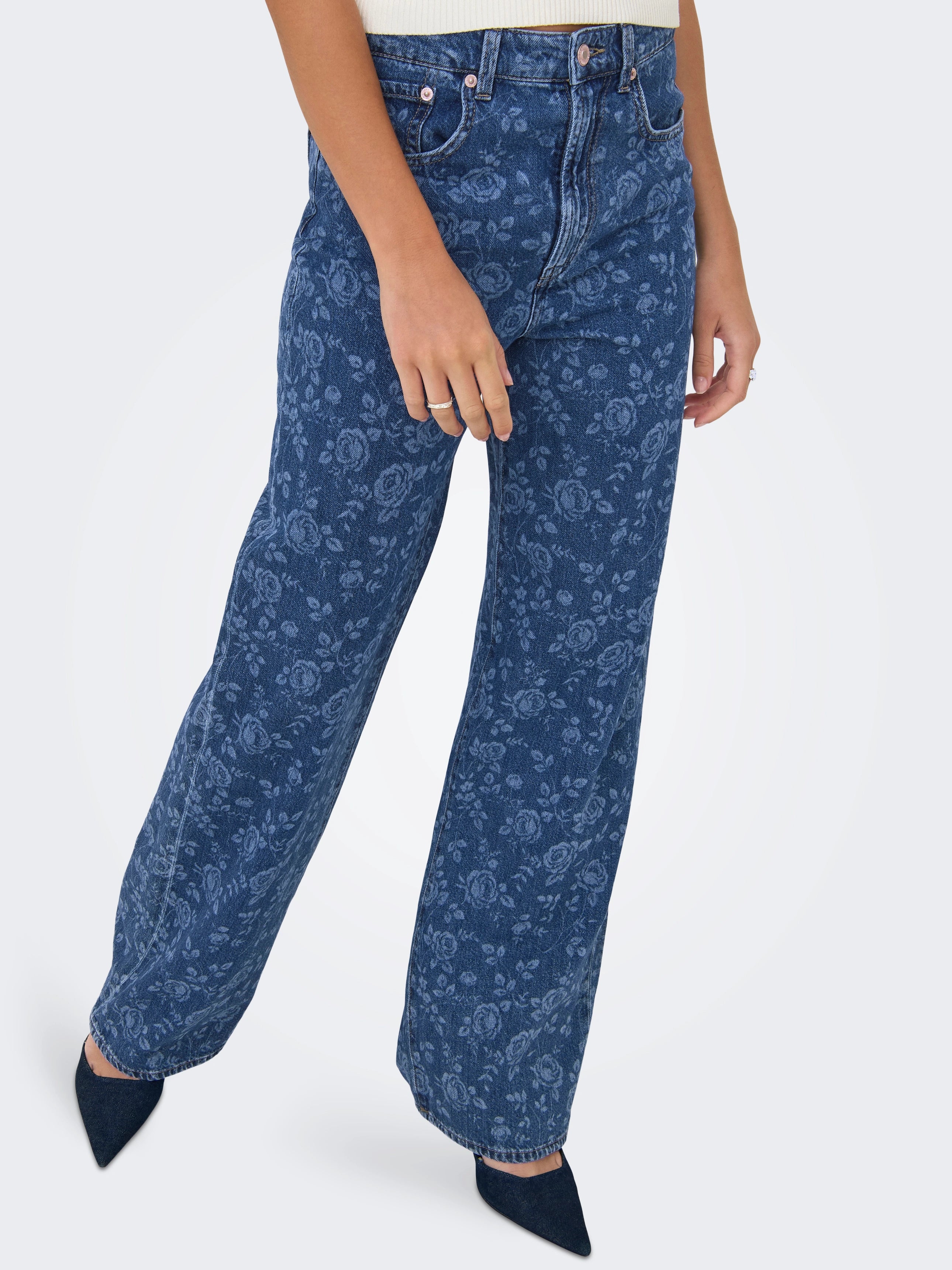 ONLY HOPE EX HW WIDE ROSE JEANS