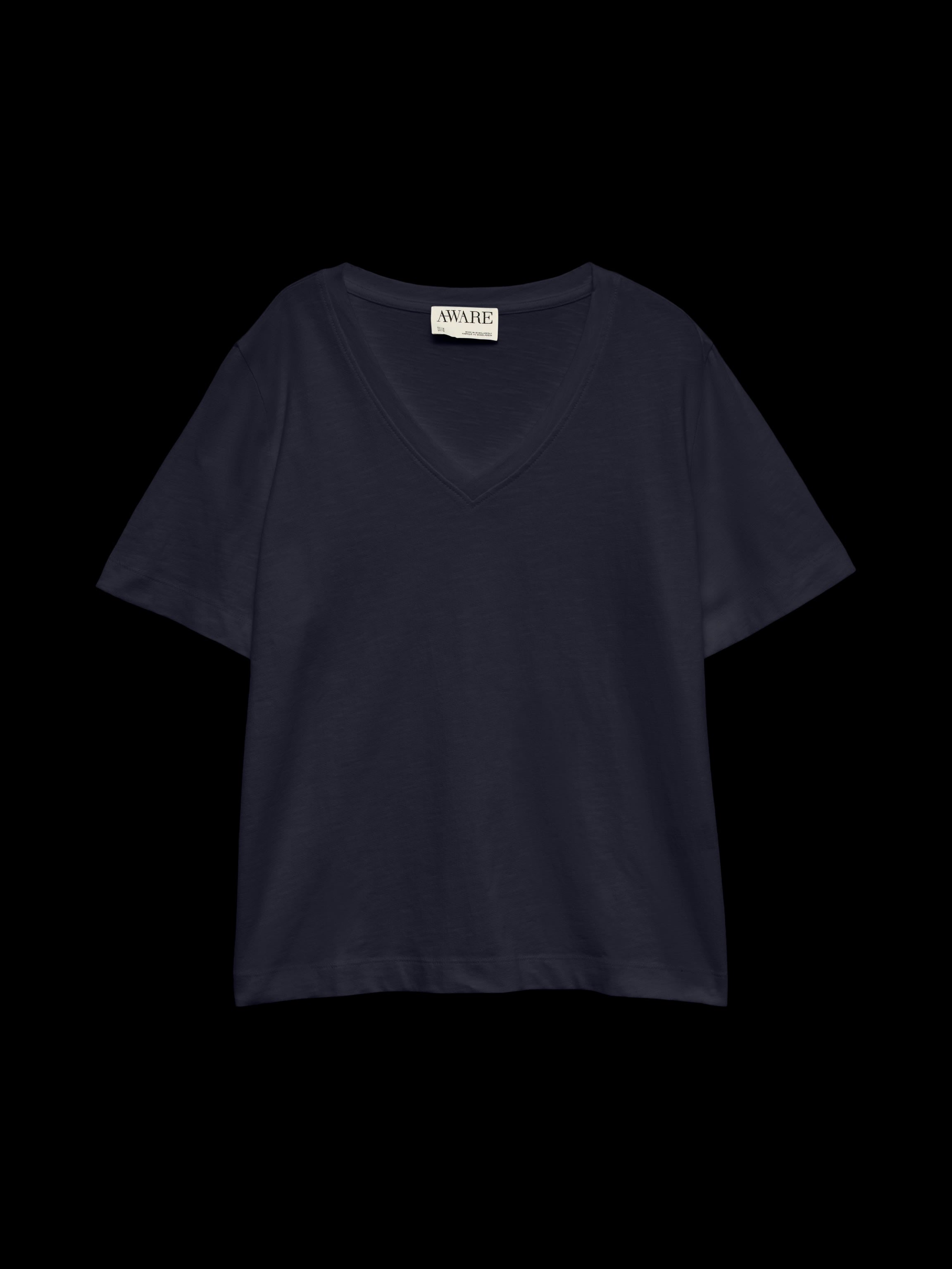 AWARE CORDELIA SS V-NECK T-SHIRT
