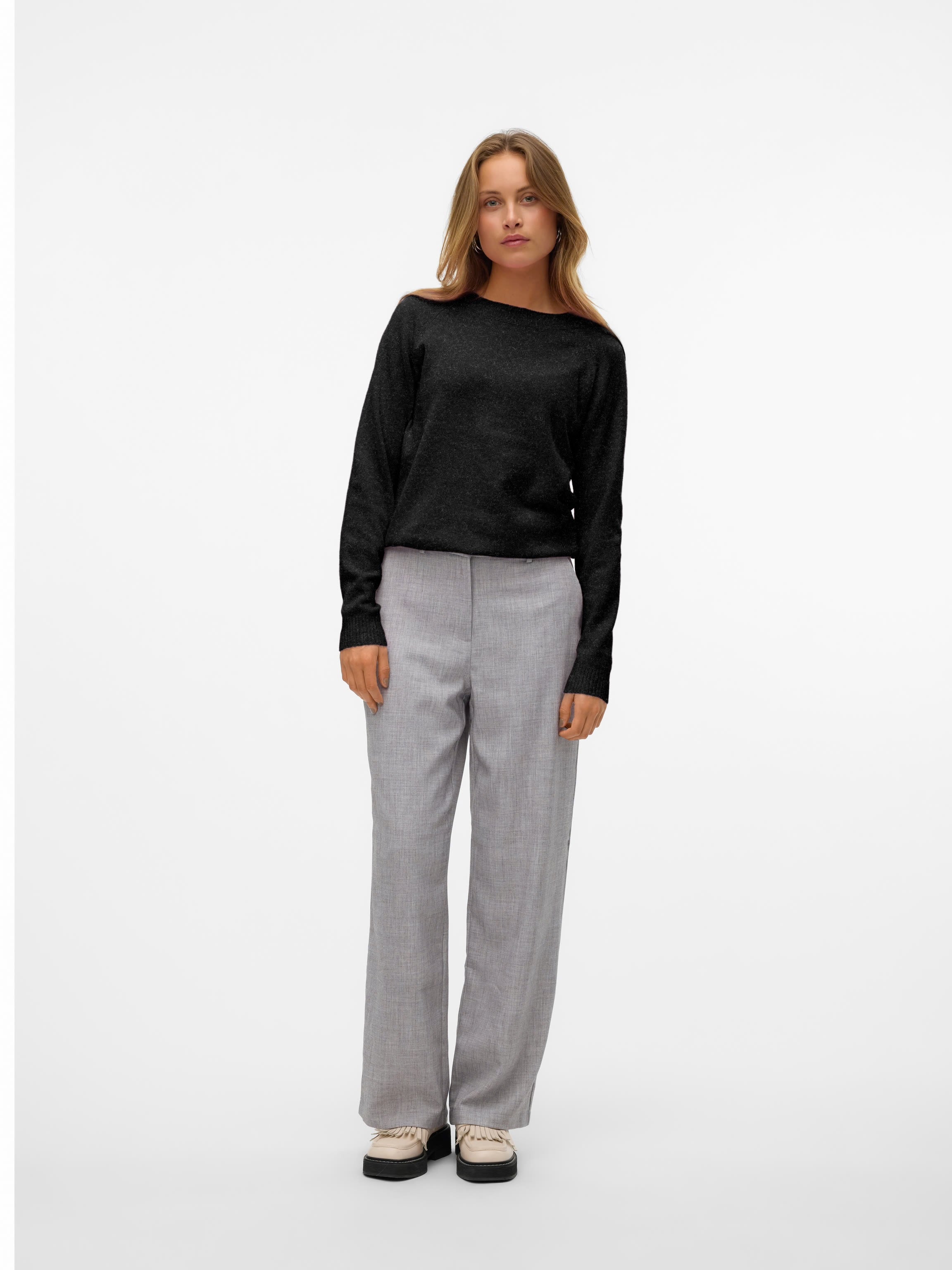 VERO MODA DOFFY LS O-NECK BLOUSE