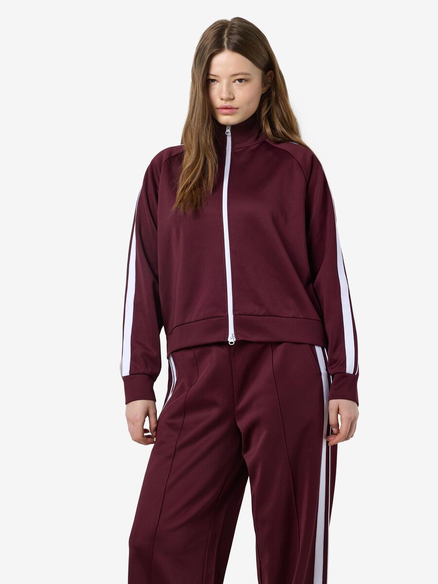 NOISY MAY JENNA L/S HIGH NECK ZIPPER