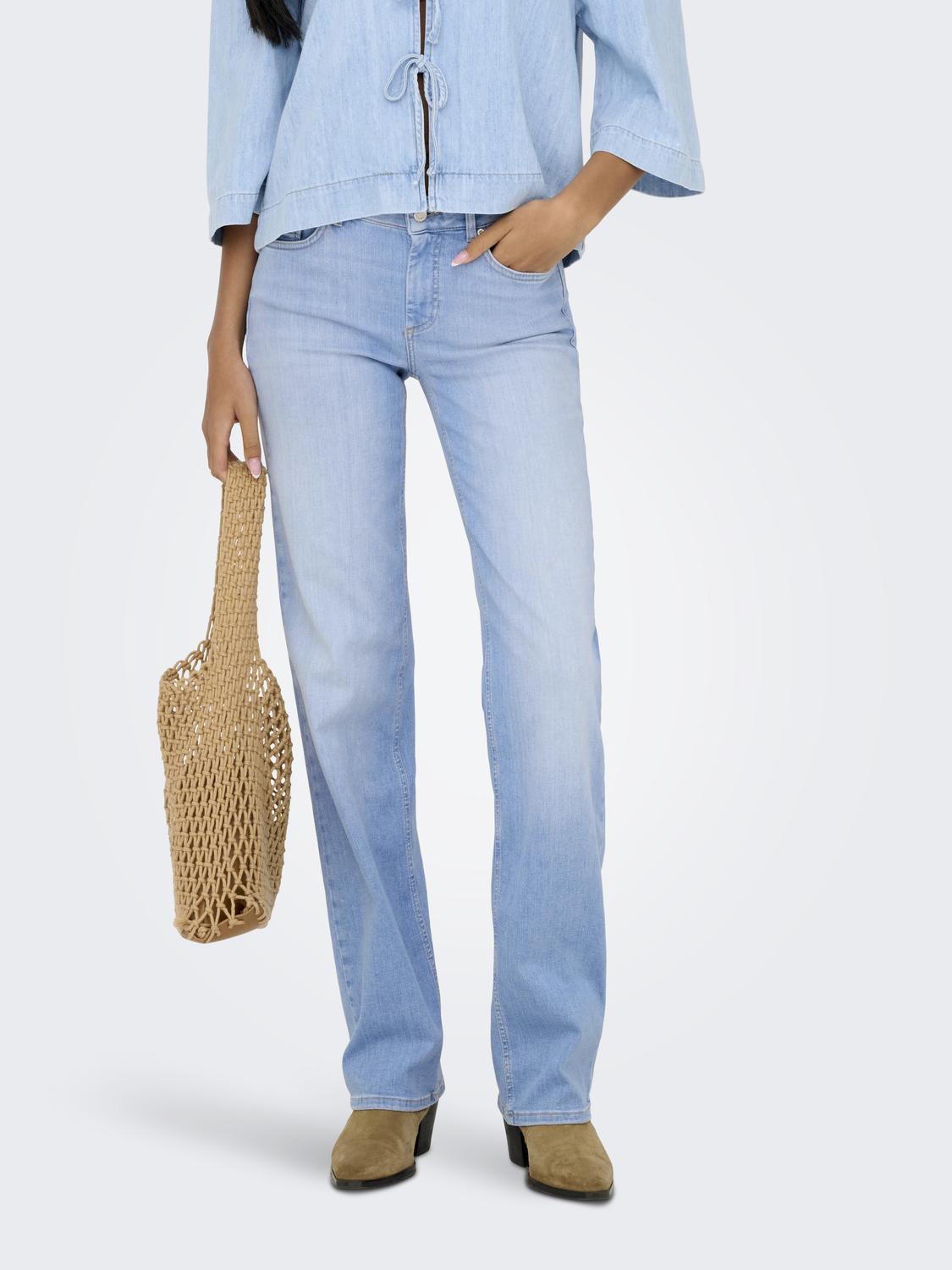 ONLY BLUSH MID STRAIGHT DNM