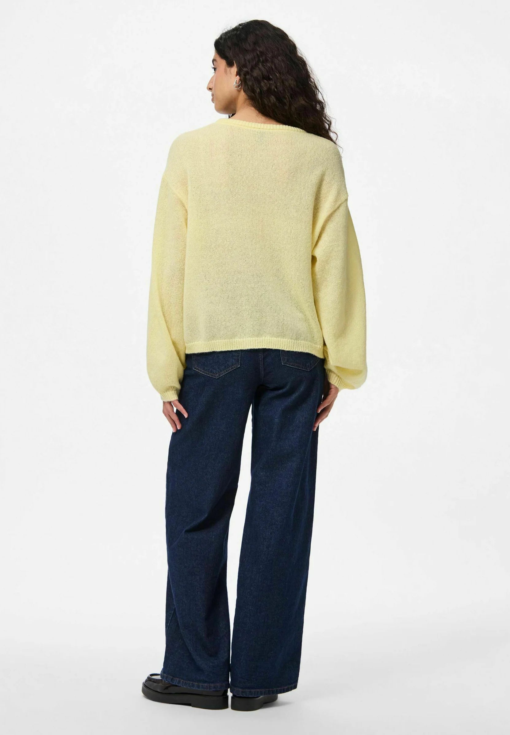 PIECES IDA LS O-NECK KNIT