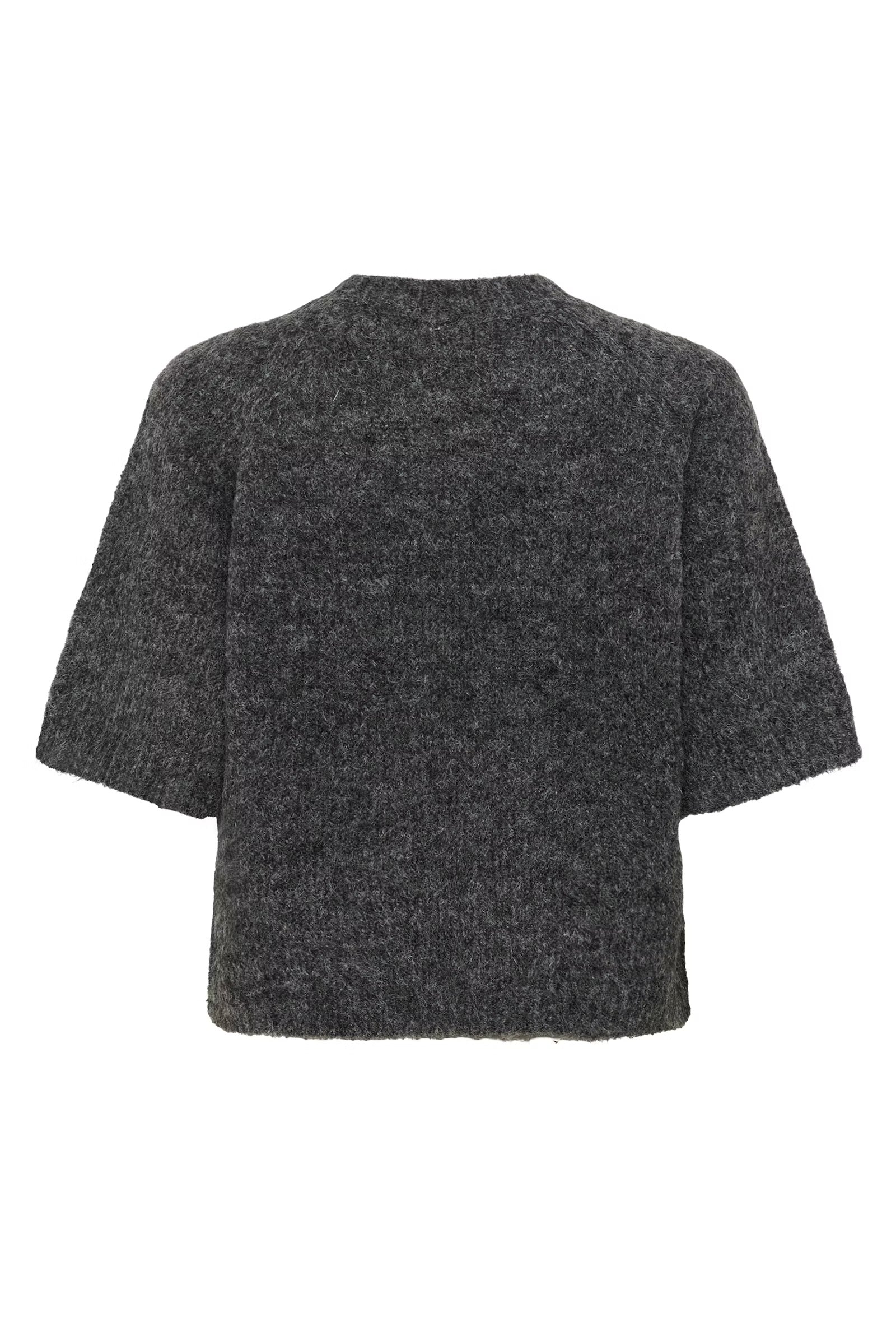 KAFFE EMILIE CROPPED KNIT PULLOVER