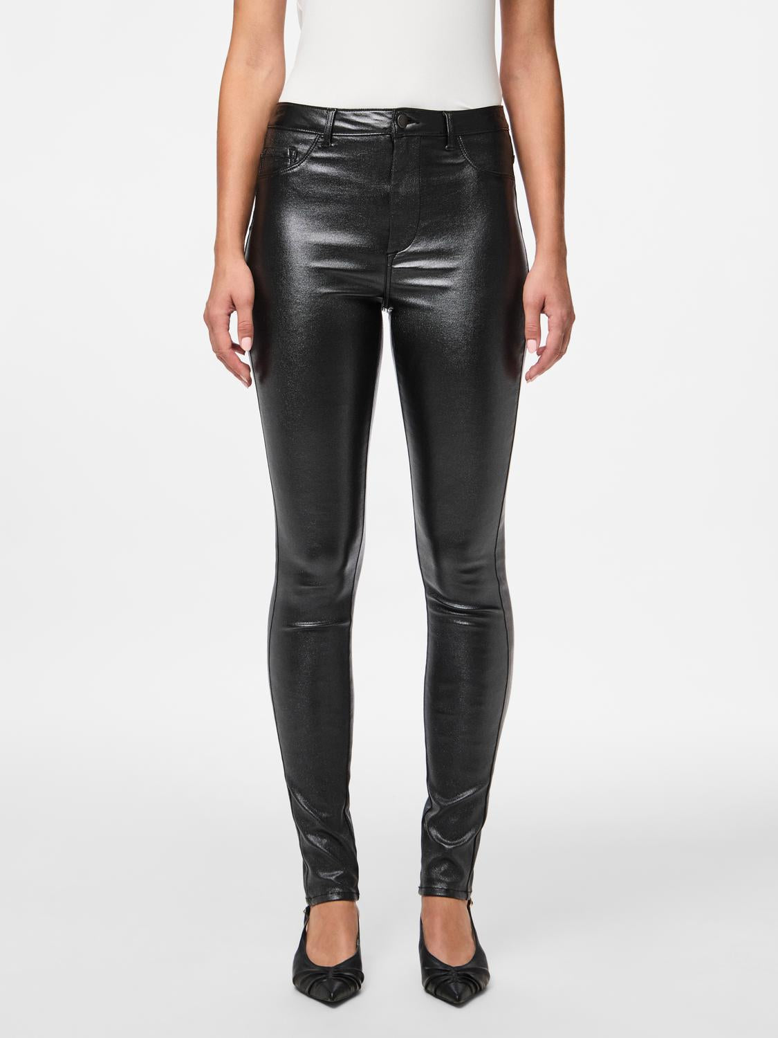 PIECES HIGHSKIN WEAR GLITTER JEGGINGS