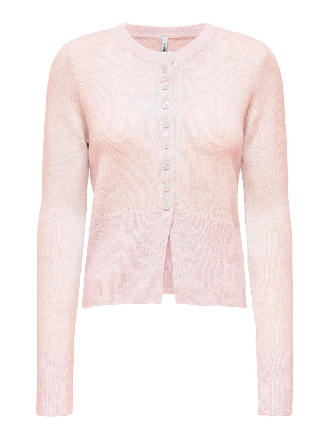 ONLY ELLA LS BUTTON O-NECK CARDIGAN KNT