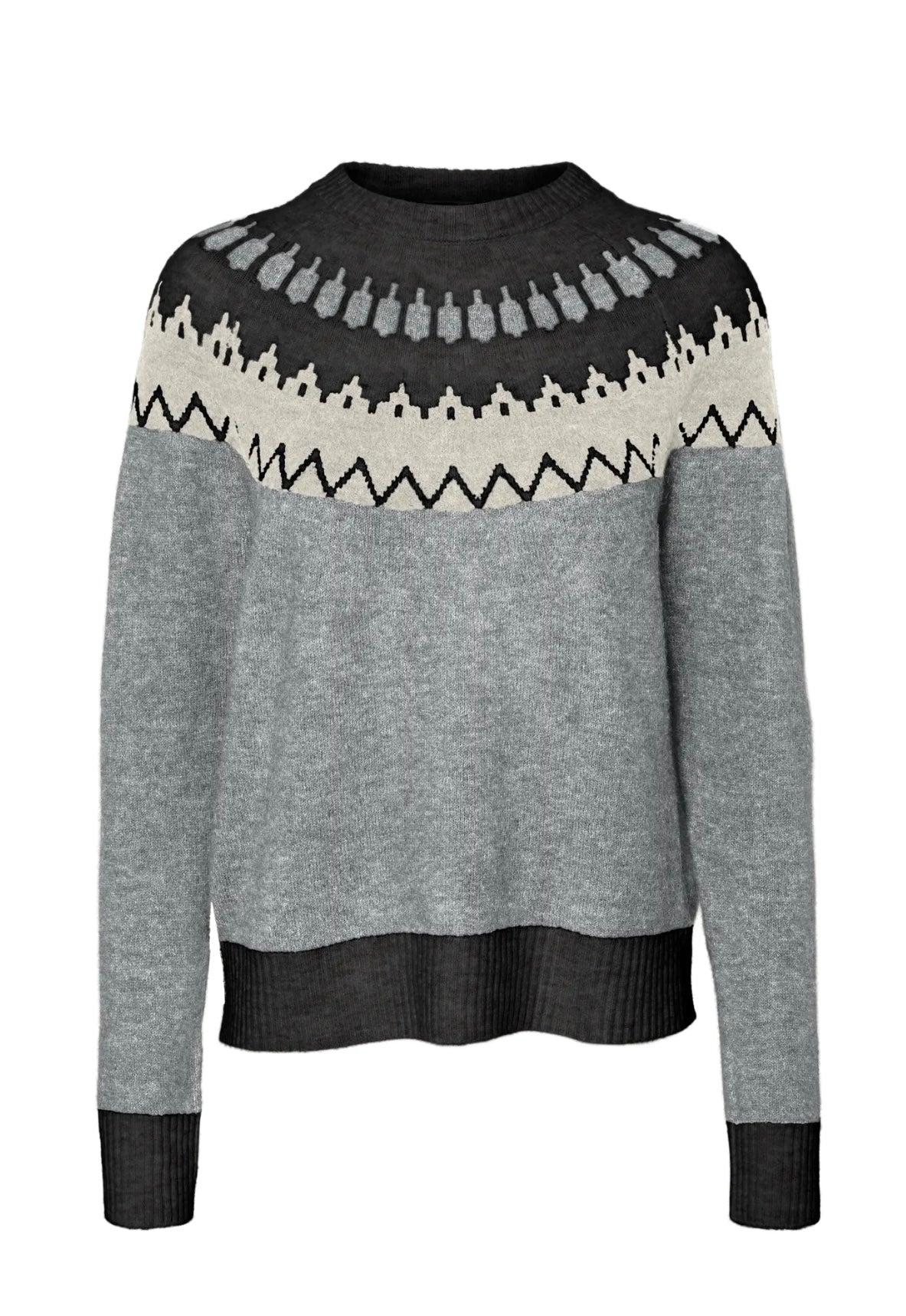 VERO MODA SIMONE LS NORDIC PULLOVER