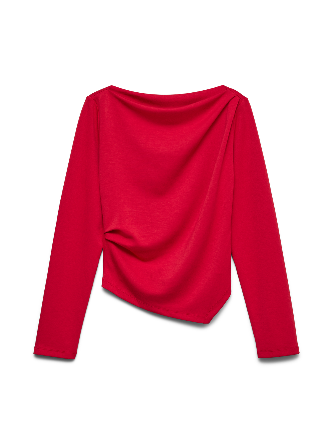 VERO MODA MILLE LS BOATNECK SHORT TOP