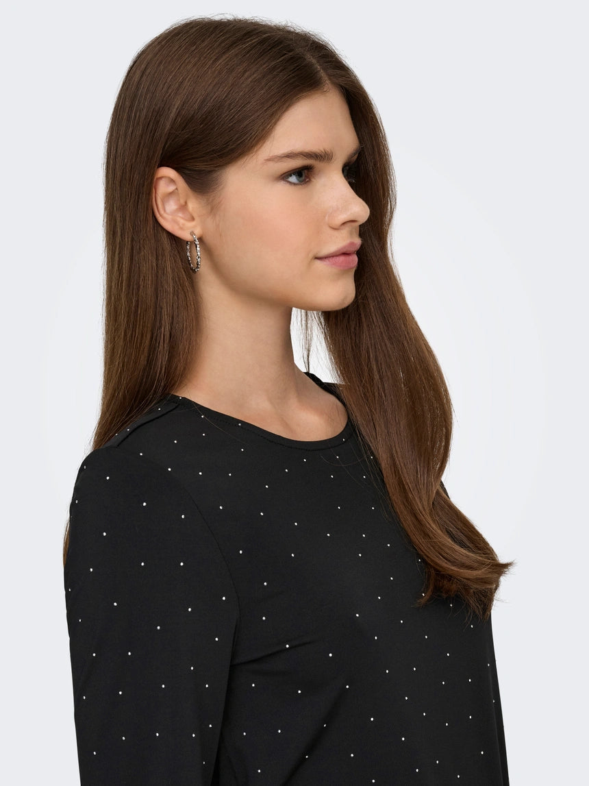 ONLY ZITA L/S O-NECK TOP