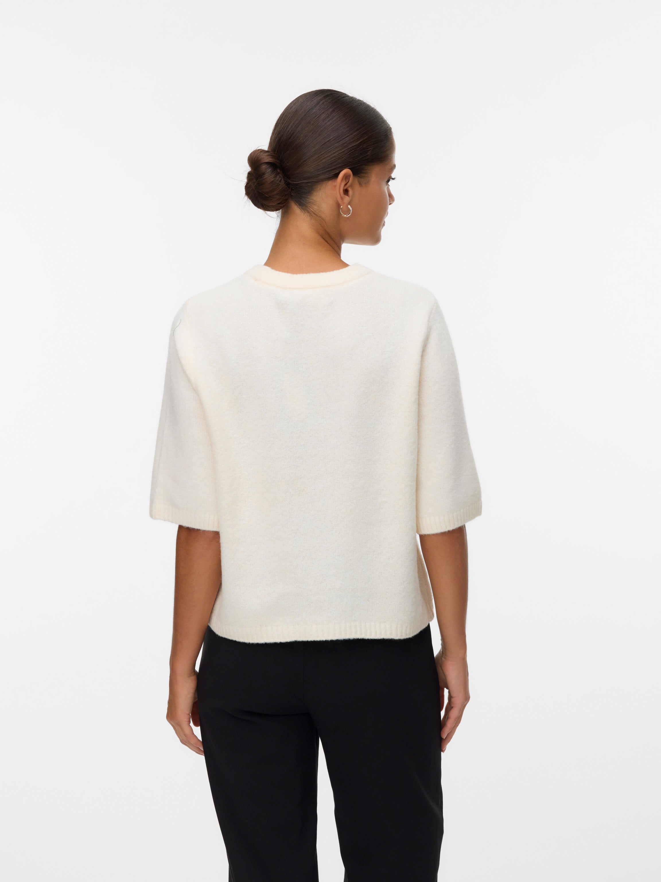 VERO MODA BOOM 2/4 O-NECK OVERSIZE PULLOVER