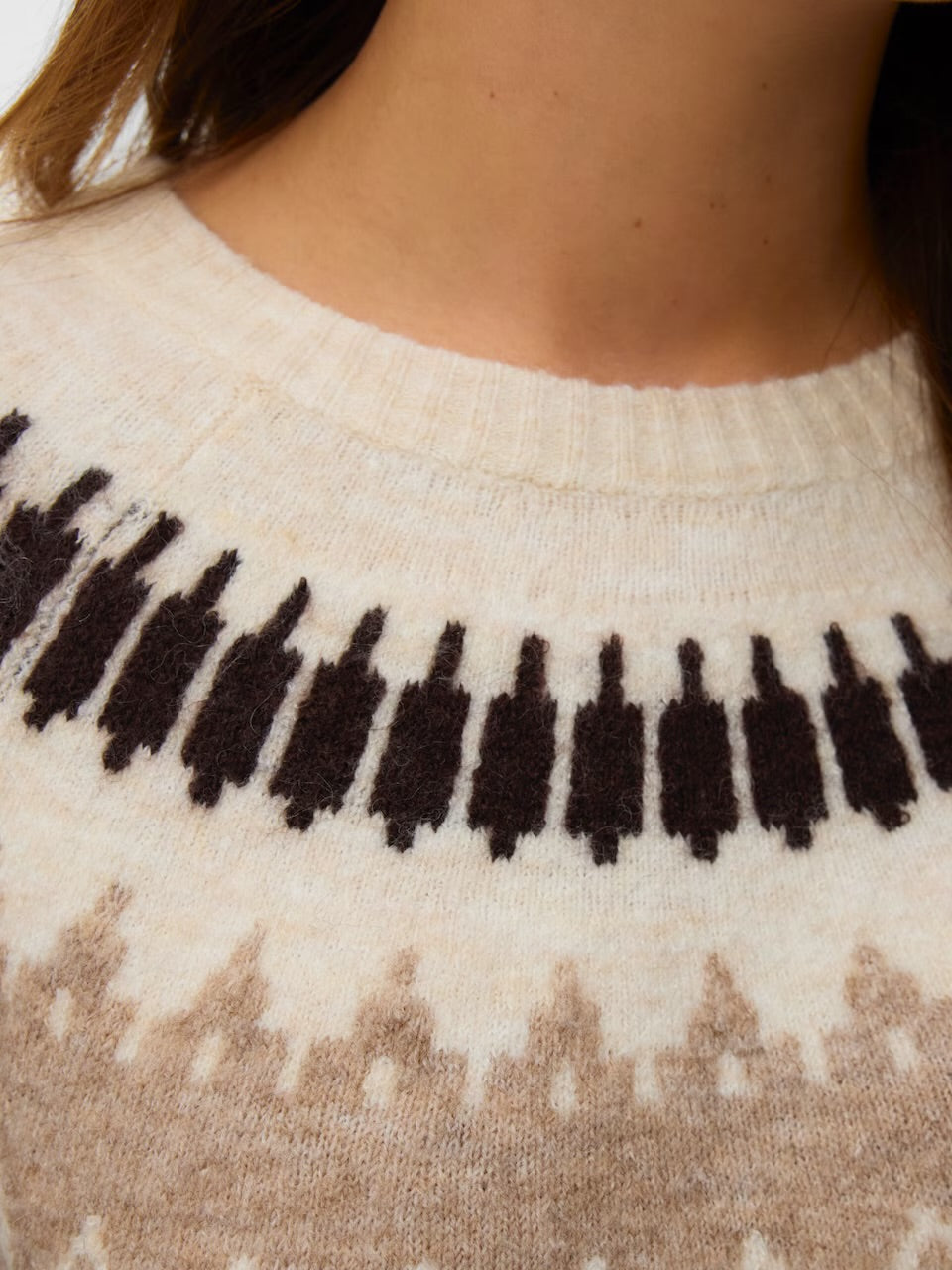 VERO MODA SIMONE LS NORDIC PULLOVER