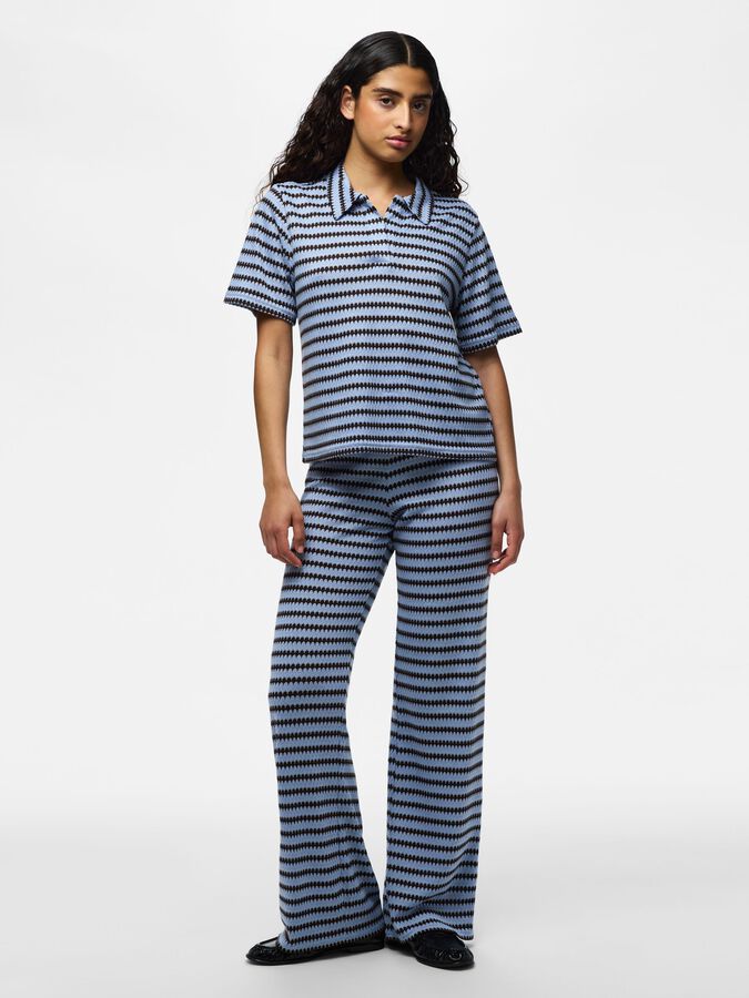 PIECES JEYA HW WIDE KNIT PANT