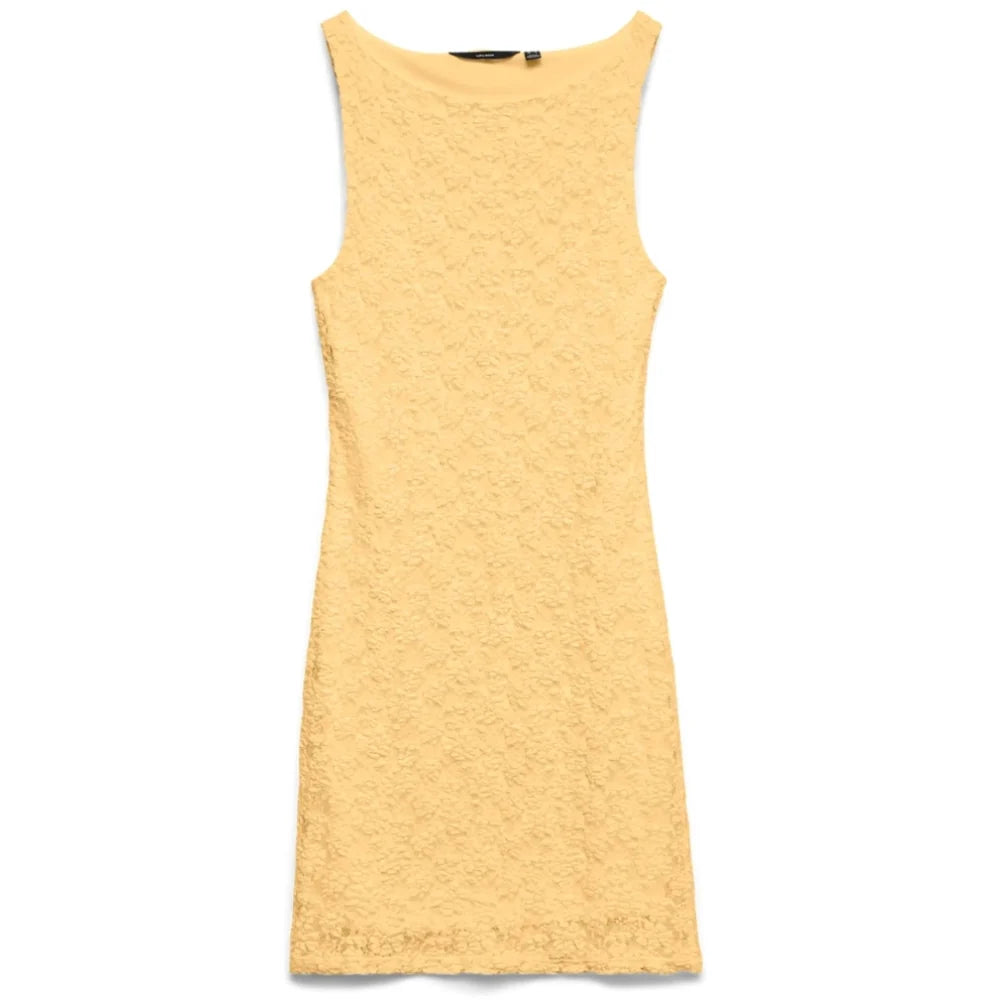 VERO MODA DOLLY SL BOAT NECK SHORT DRESS