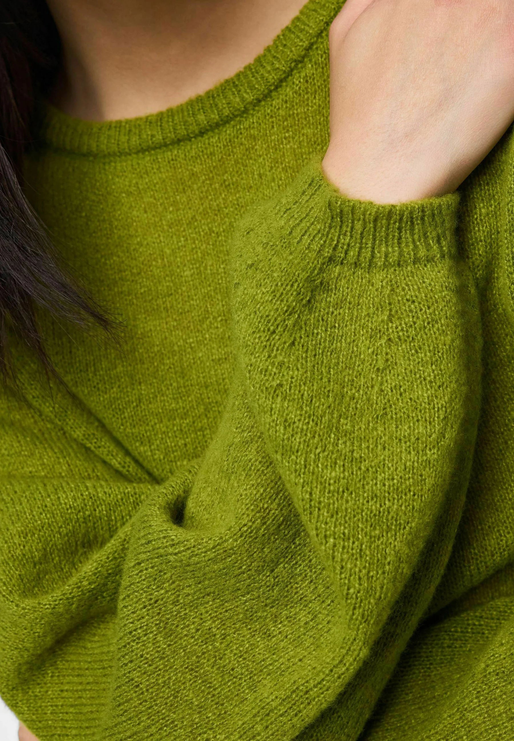 PIECES IDA LS O-NECK KNIT