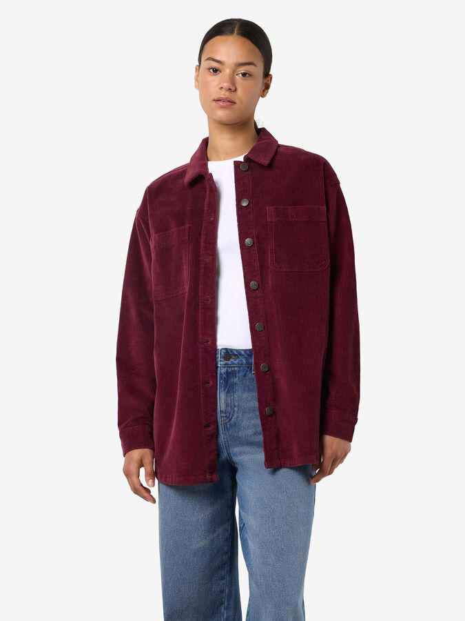 NOISY MAY ALVA LS SHACKET COLORED CORDUROY
