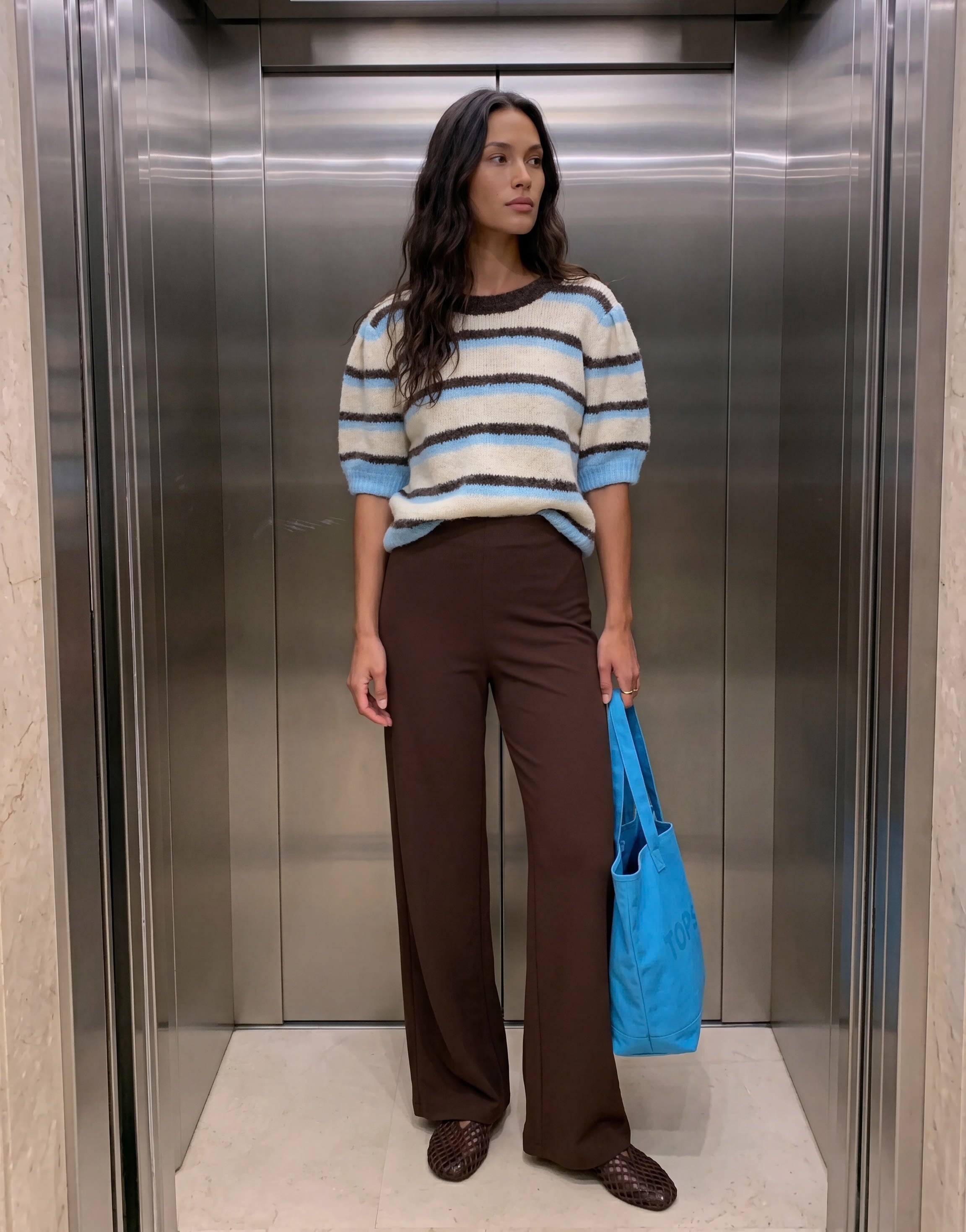 VERO MODA BERLIN ZAMIRA MW WIDE PANT