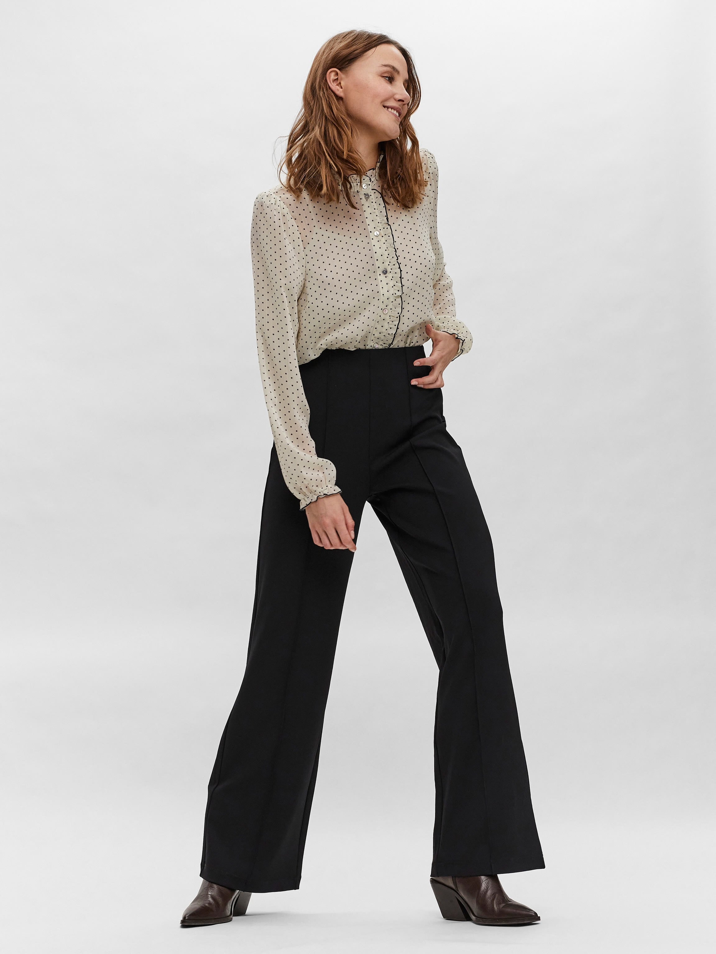 VERO MODA BECKY HW WIDE PULL ON PANT