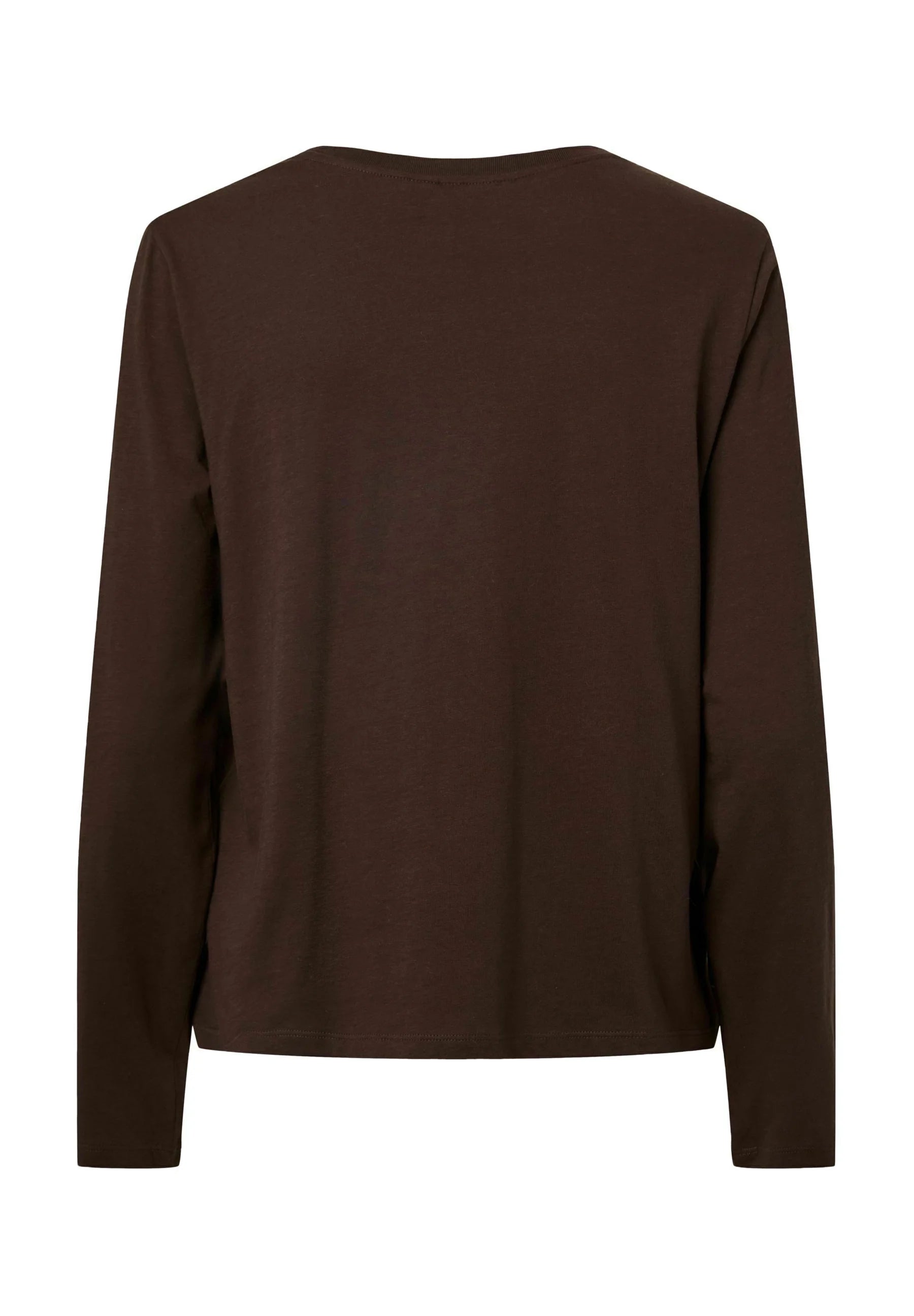 PIECES ASHLEY LS O-NECK FIT TEE