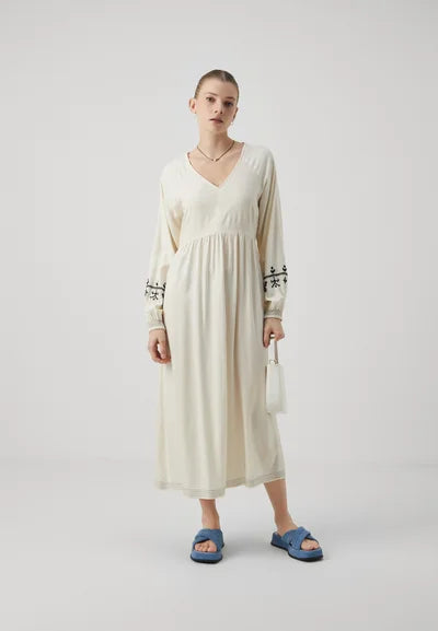 PIECES ADELIA LS LONG DRESS