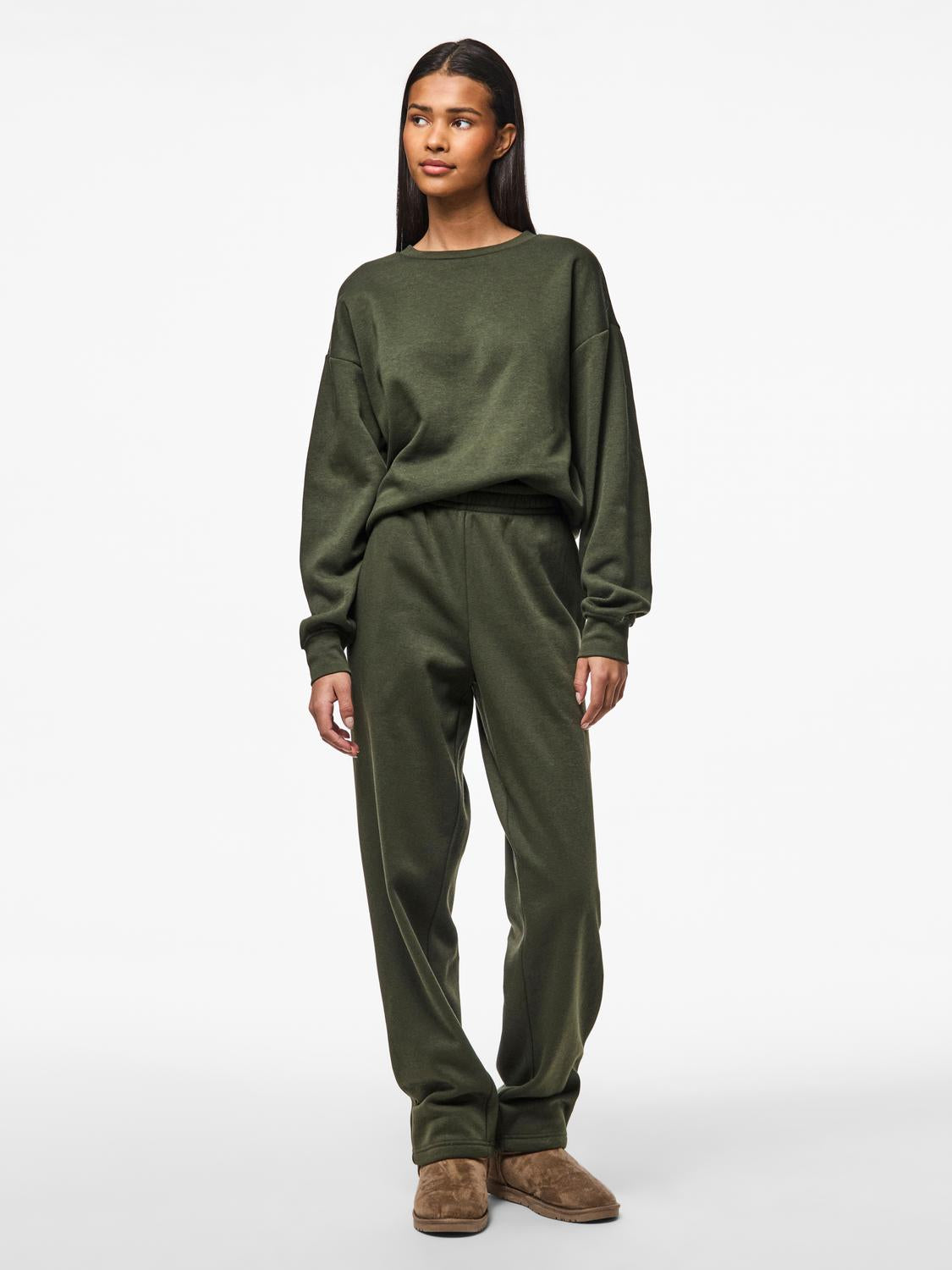 PIECES CHILLI HW STRAIGHT SWEAT PANTS