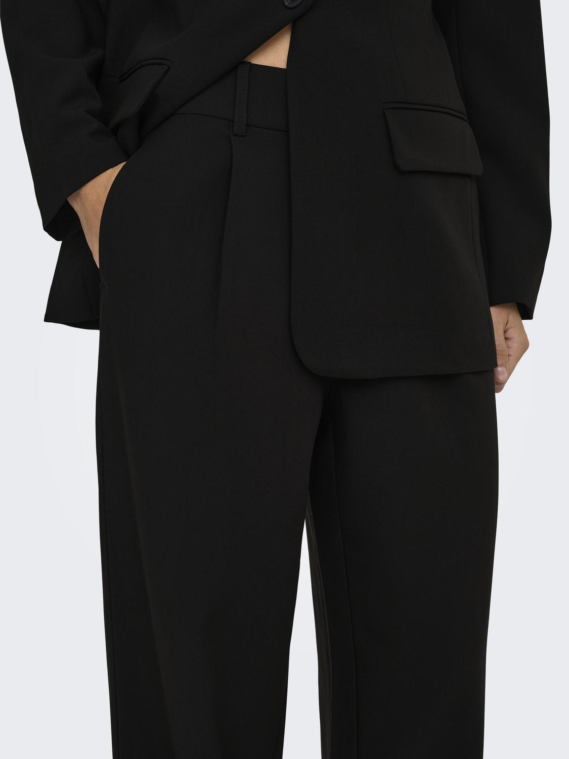 ONLY LINDA-RAVEN HW STR PANTS TLR