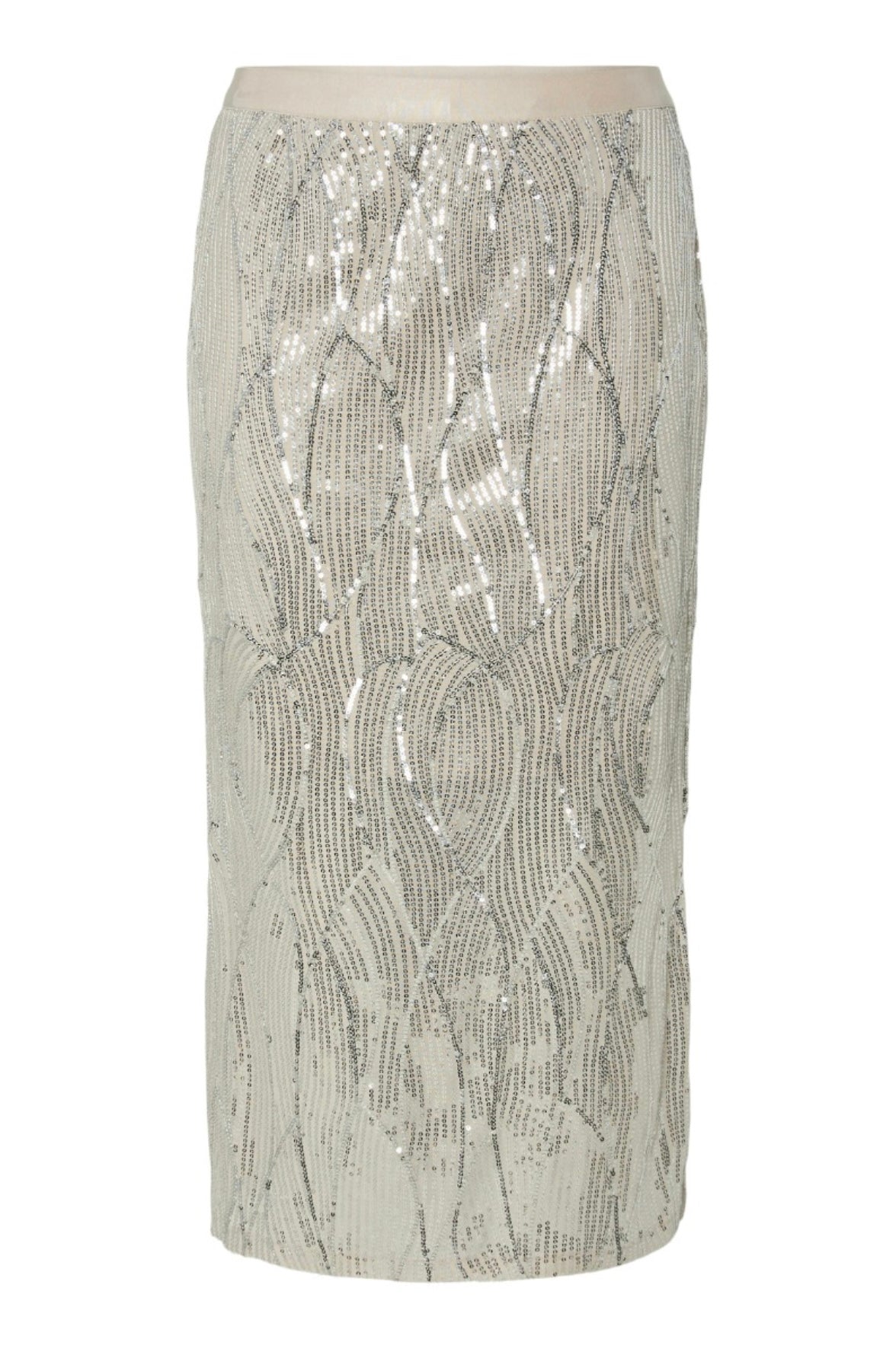 PIECES TASHA HW MIDI SKIRT