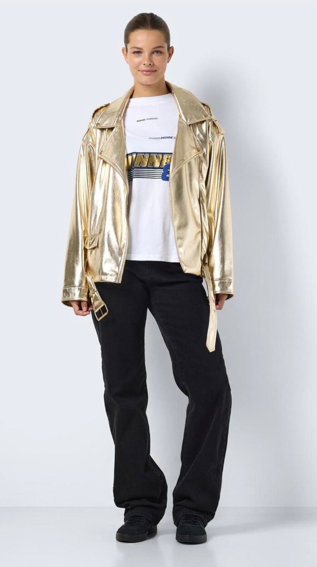 NOISY MAY MADDIE PAULINA PU L/S BIKER JACKET