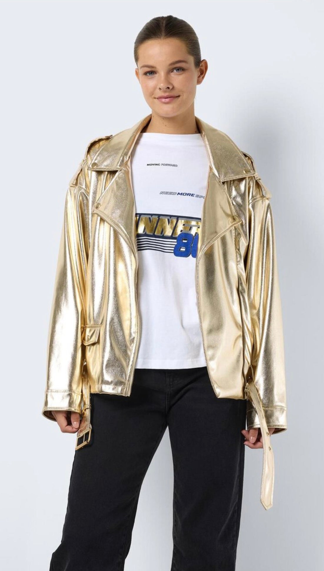 NOISY MAY MADDIE PAULINA PU L/S BIKER JACKET