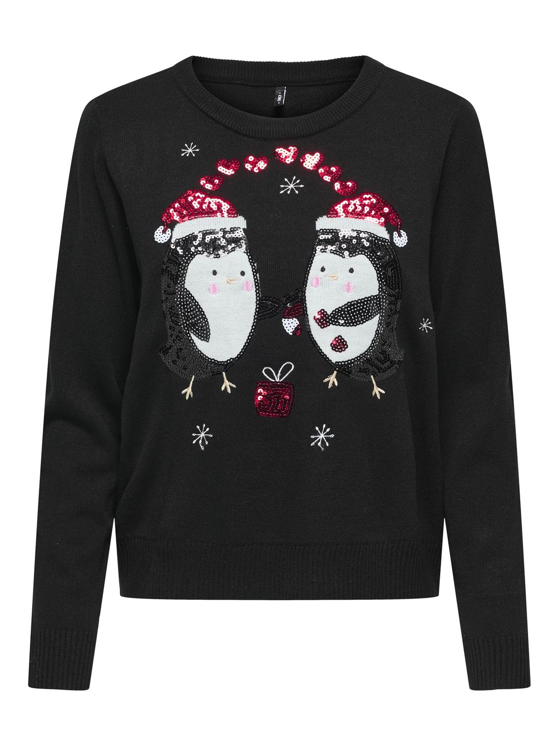 ONLY XMAS SHINE LS ONECK KNT