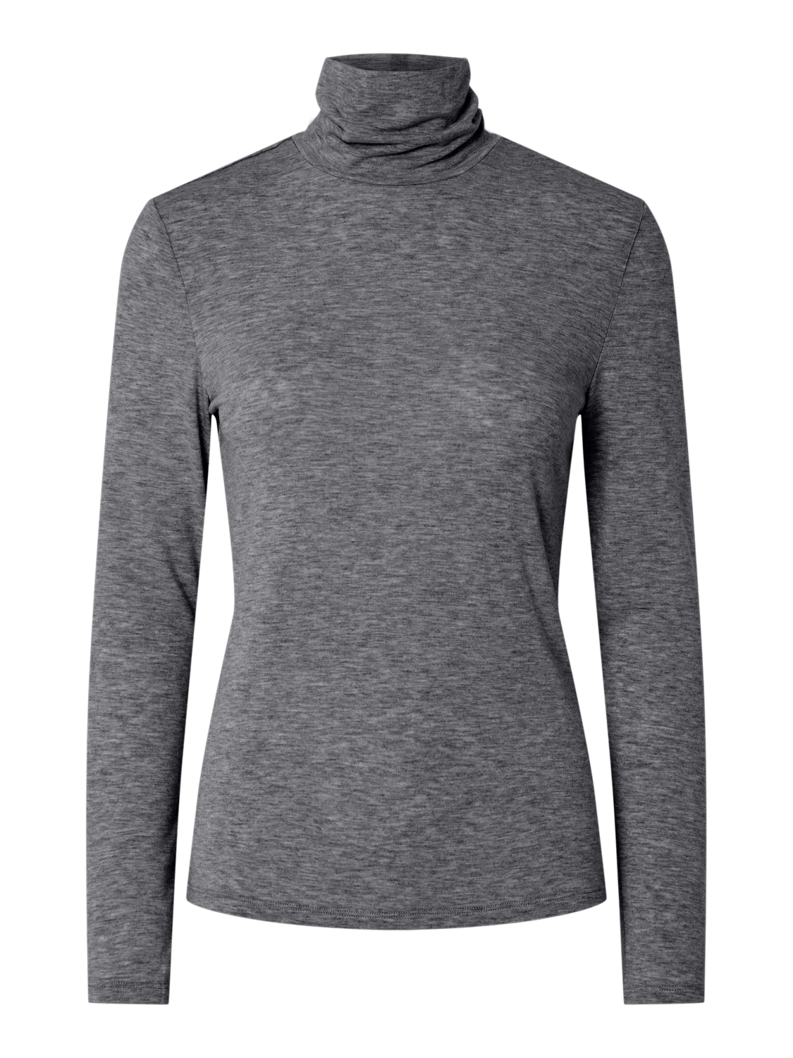 PIECES MARIA LS ROLLNECK TOP