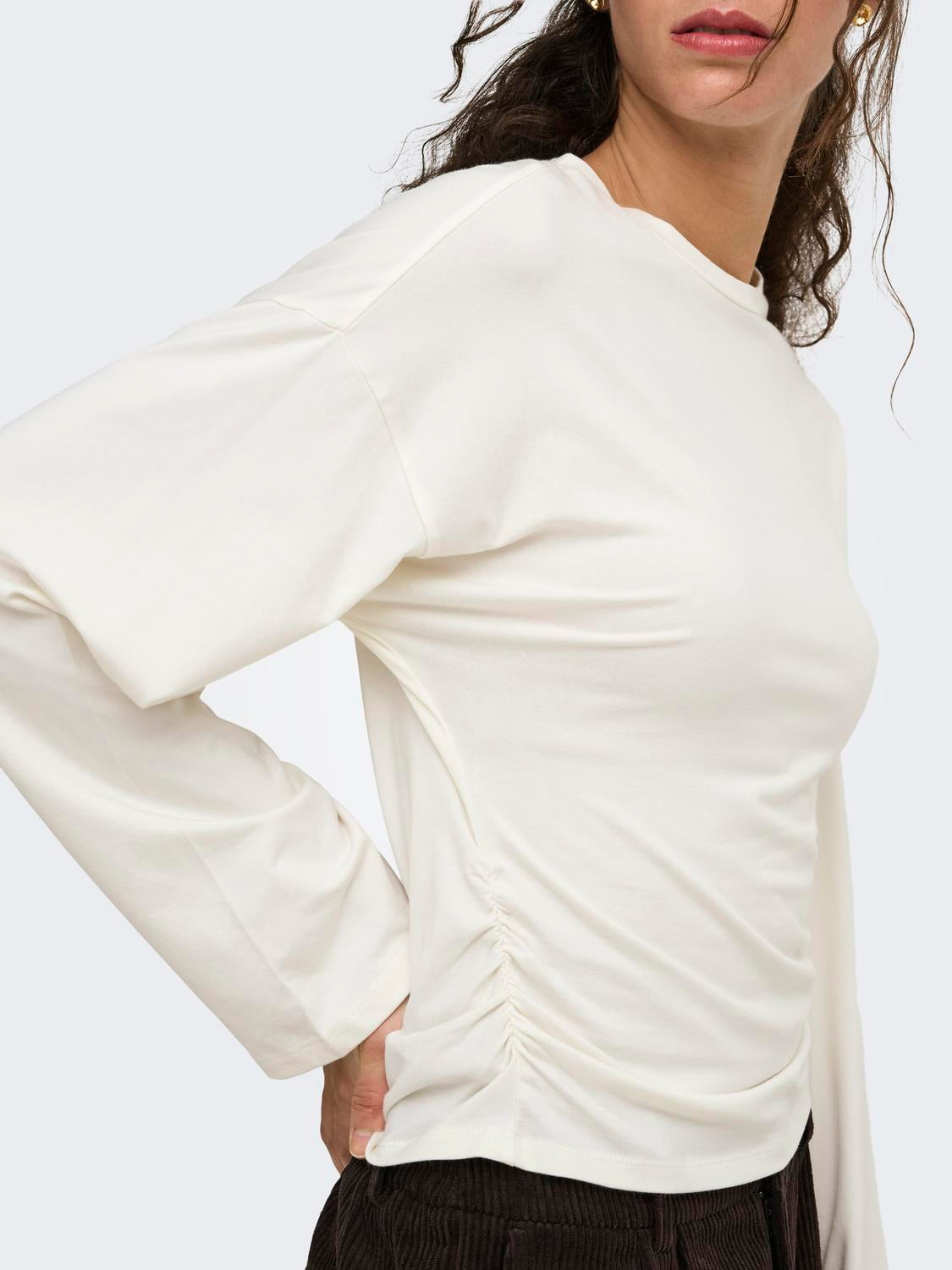 ONLY MIST LS O-NECK TOP JRS
