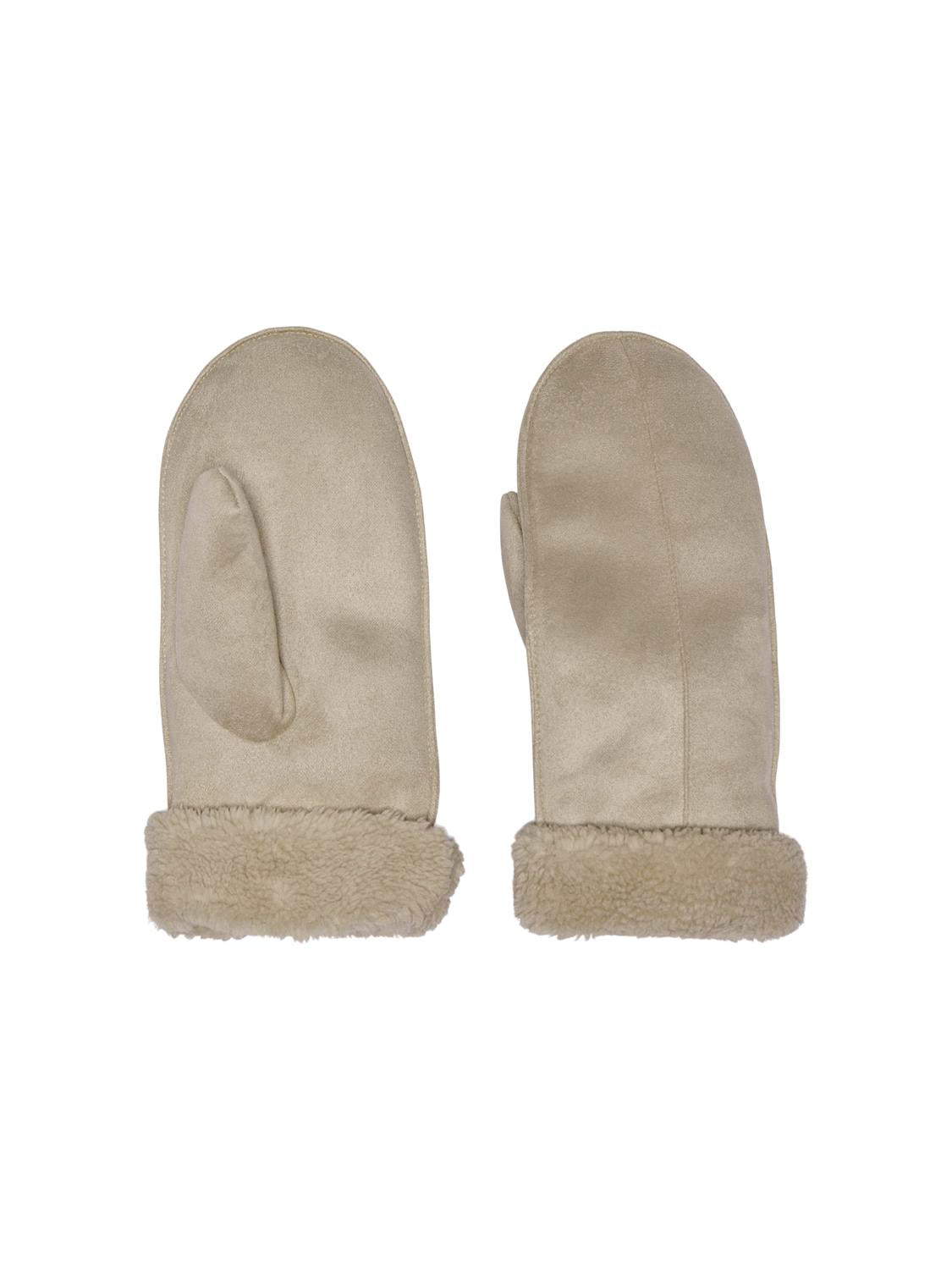 ONLY NICKI FAUX SUEDE MITTENS