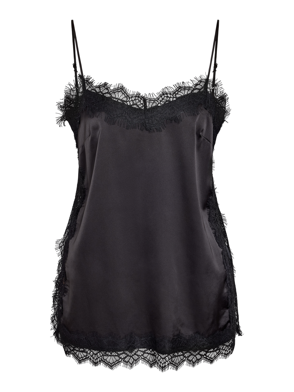 NOISY MAY LOUISE SL STRAP LACE TOP WVN