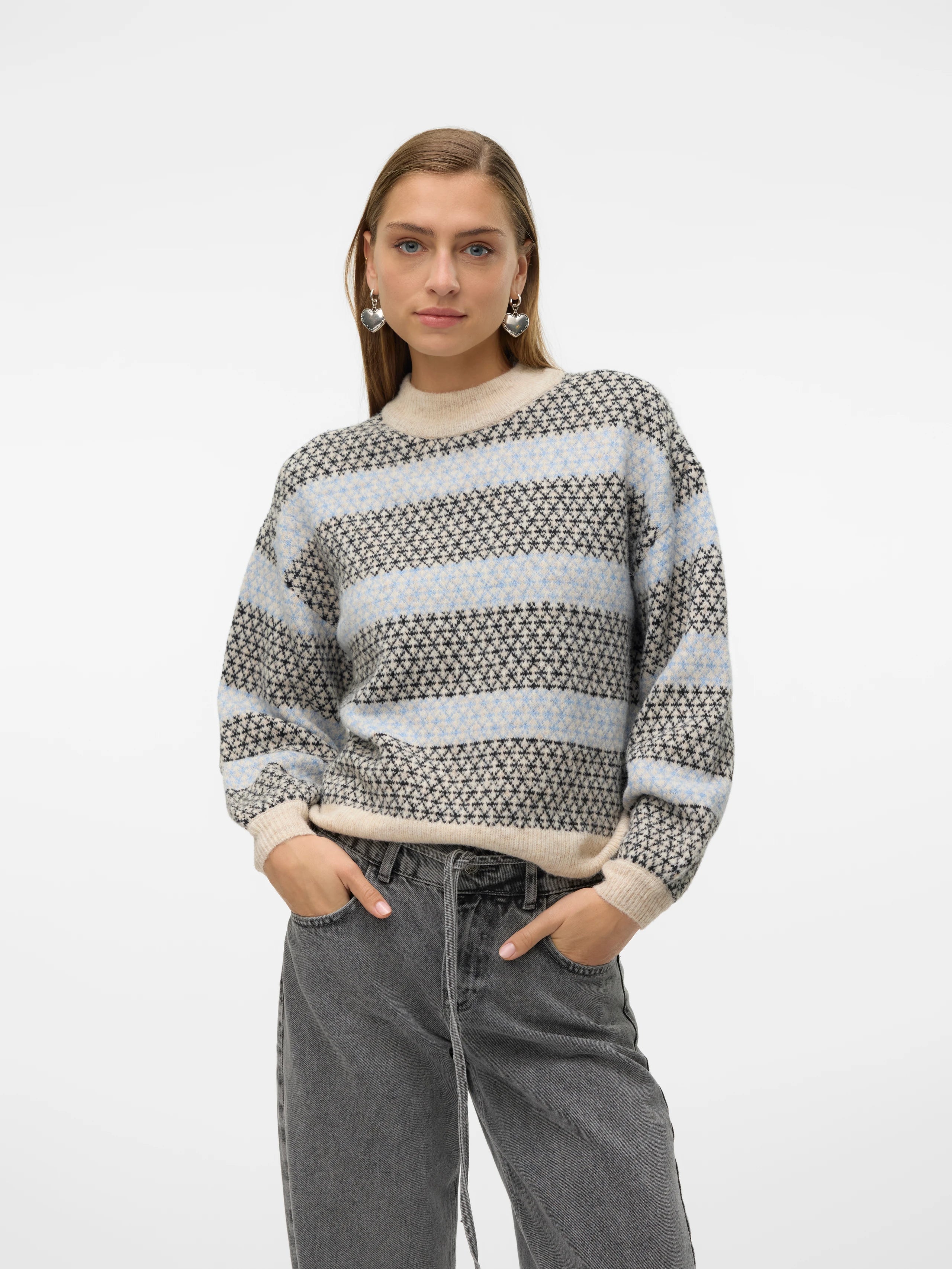 VERO MODA TRIXIE LS HIGHNECK PULLOVER