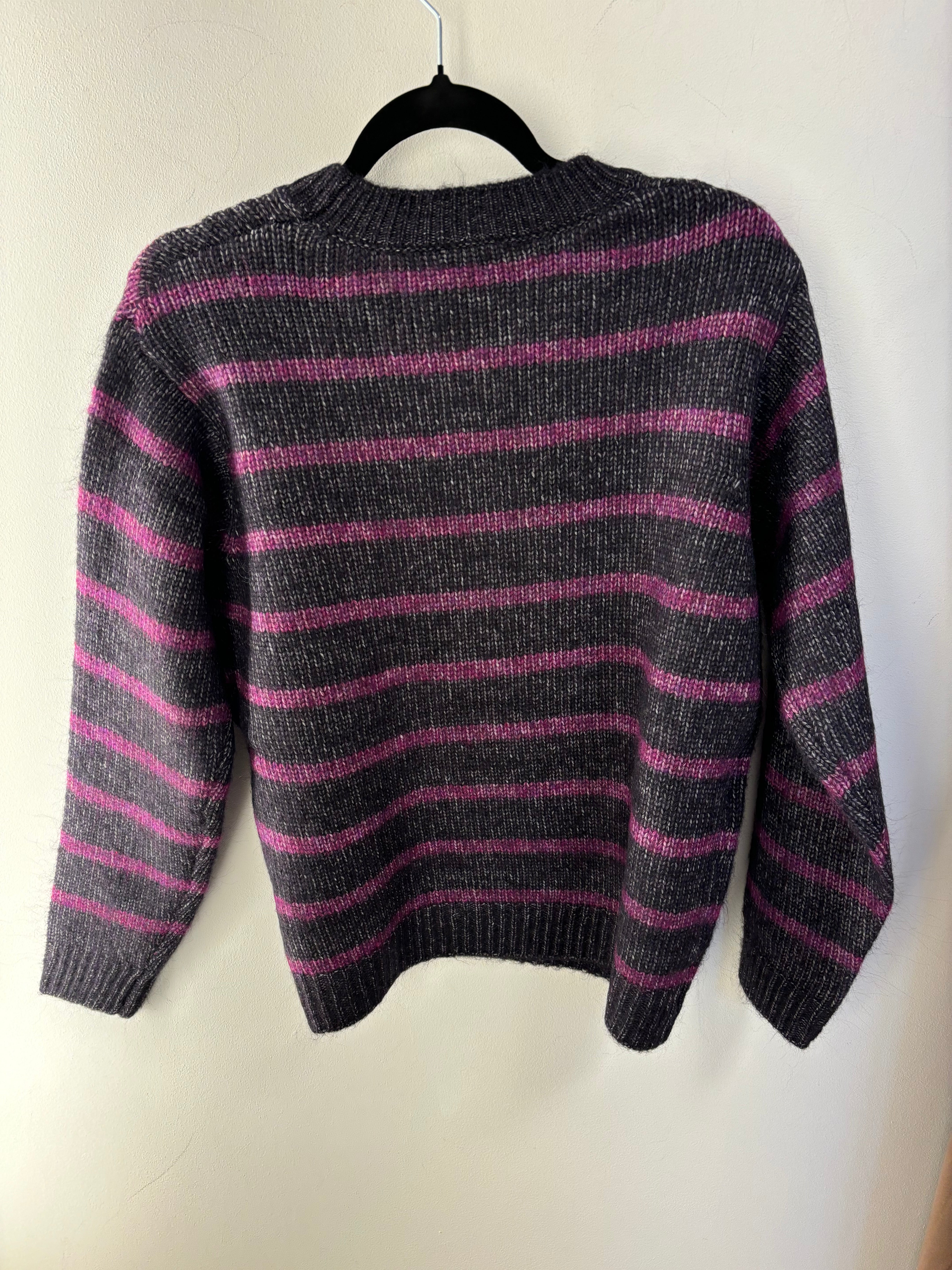 KAFFE KATRINA STRIPED PULLOVER