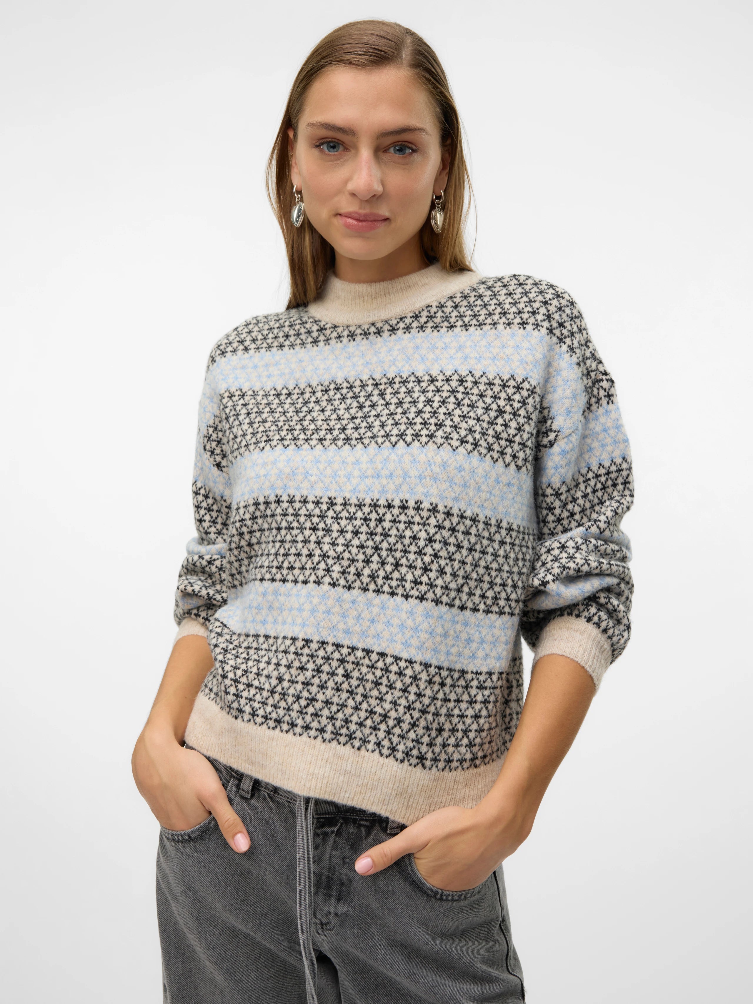 VERO MODA TRIXIE LS HIGHNECK PULLOVER