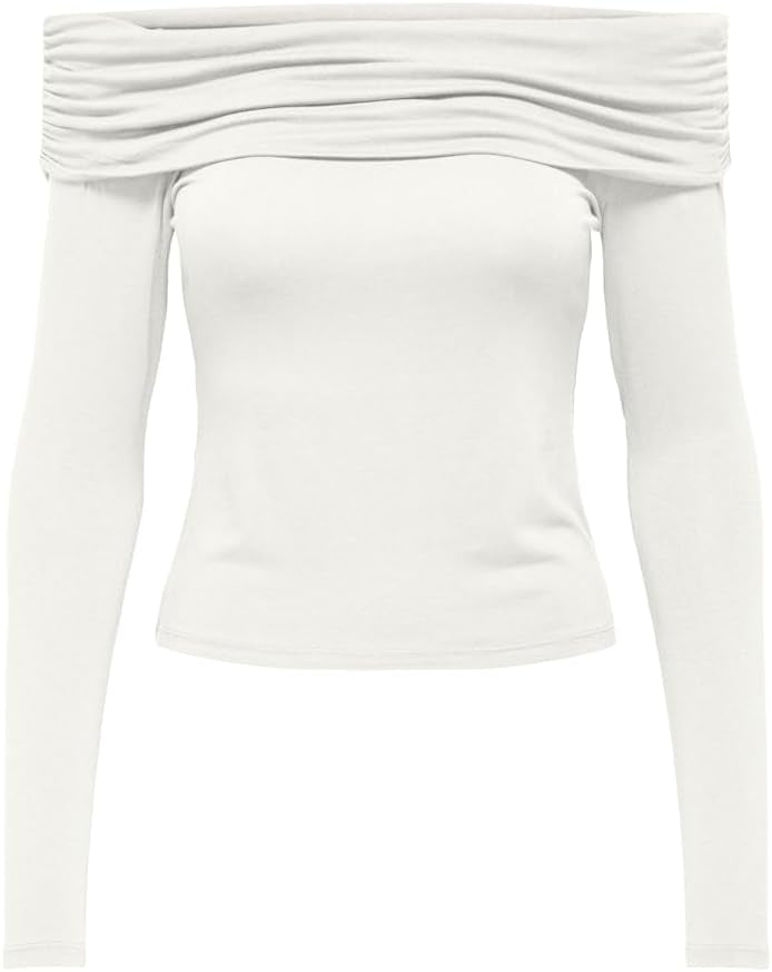 ONLY FELINA L/S OFF SHOULDER TOP