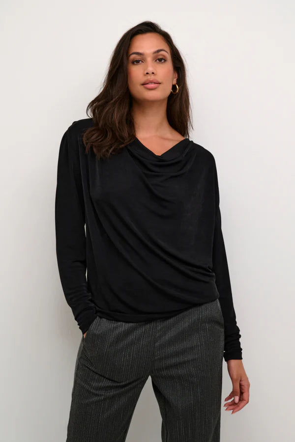 KAFFE GINA JERSEY BLOUSE