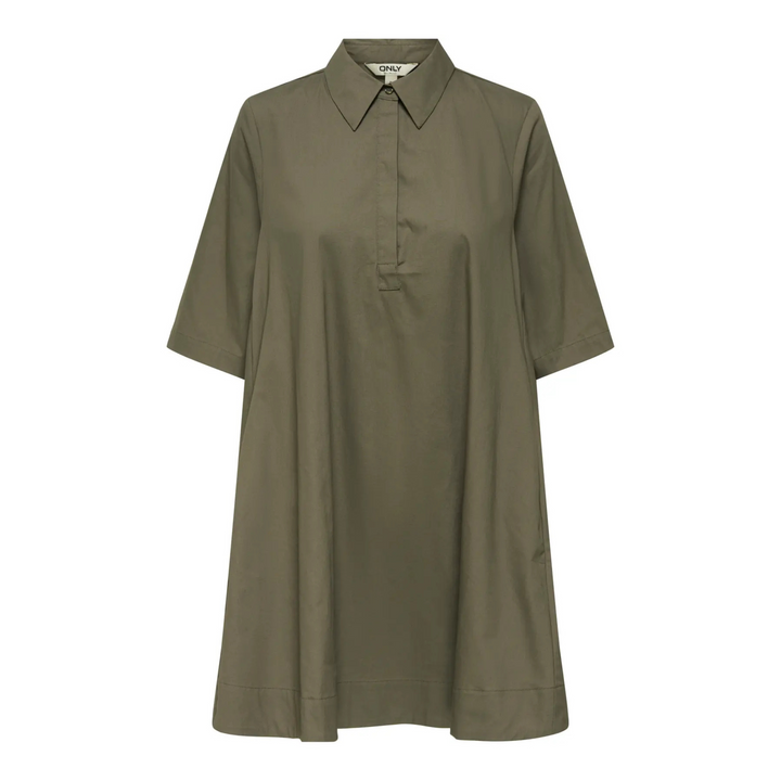 ONLY CLEO 3/4 SHORT SHIRT DRESS