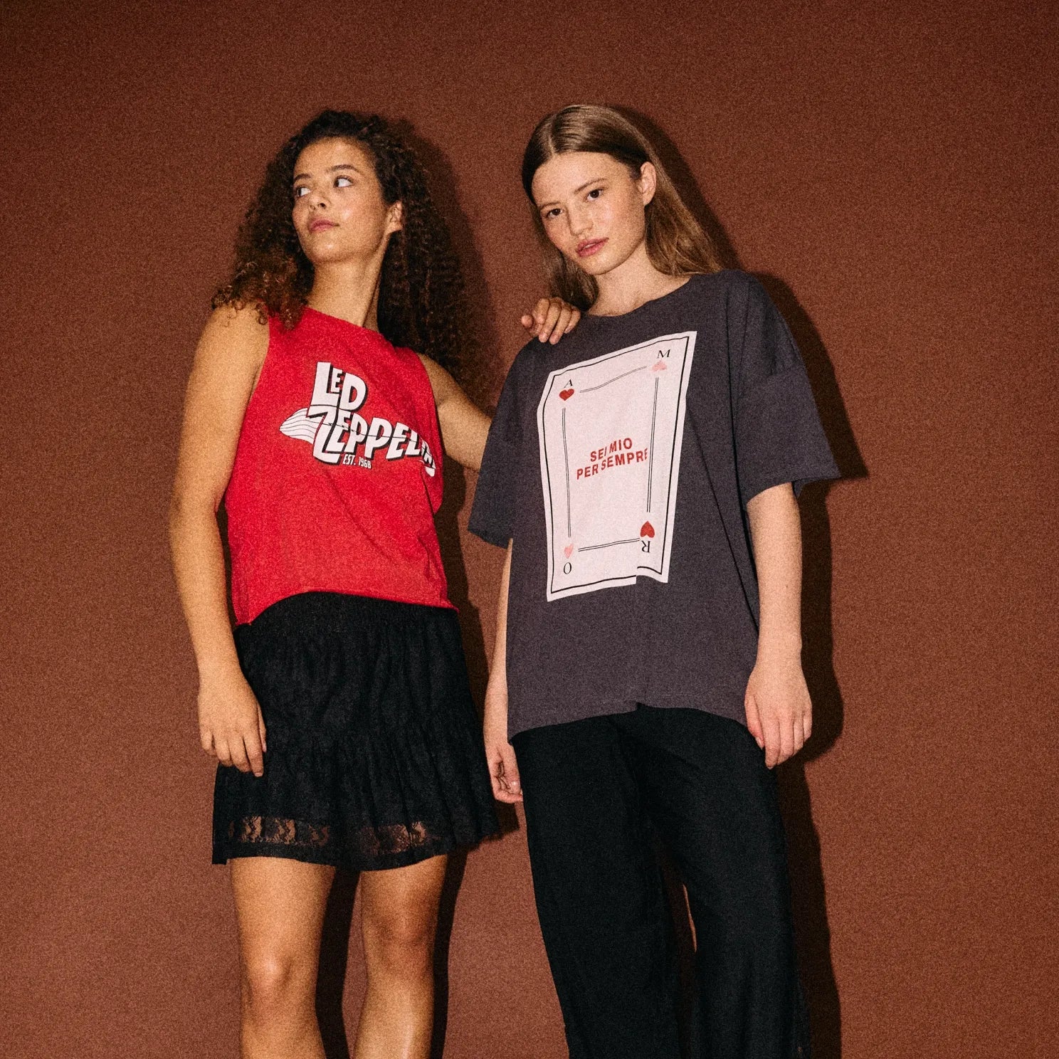 NOISY MAY IDA S/S PLAYCARD T-SHIRT
