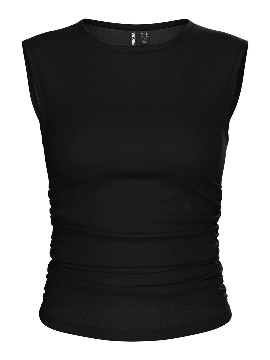PIECES MADISON SL RUCHING TOP