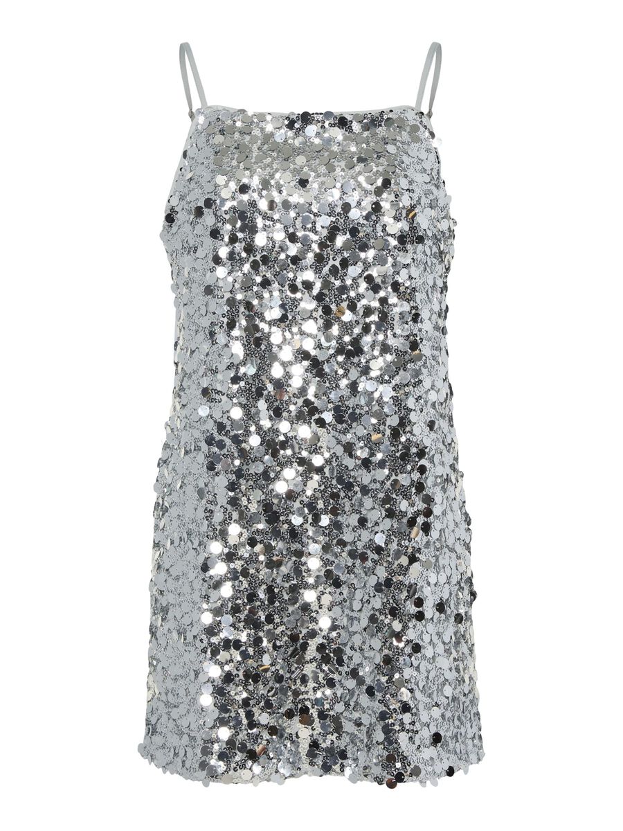 PIECES DISCO MINI STRAP DRESS