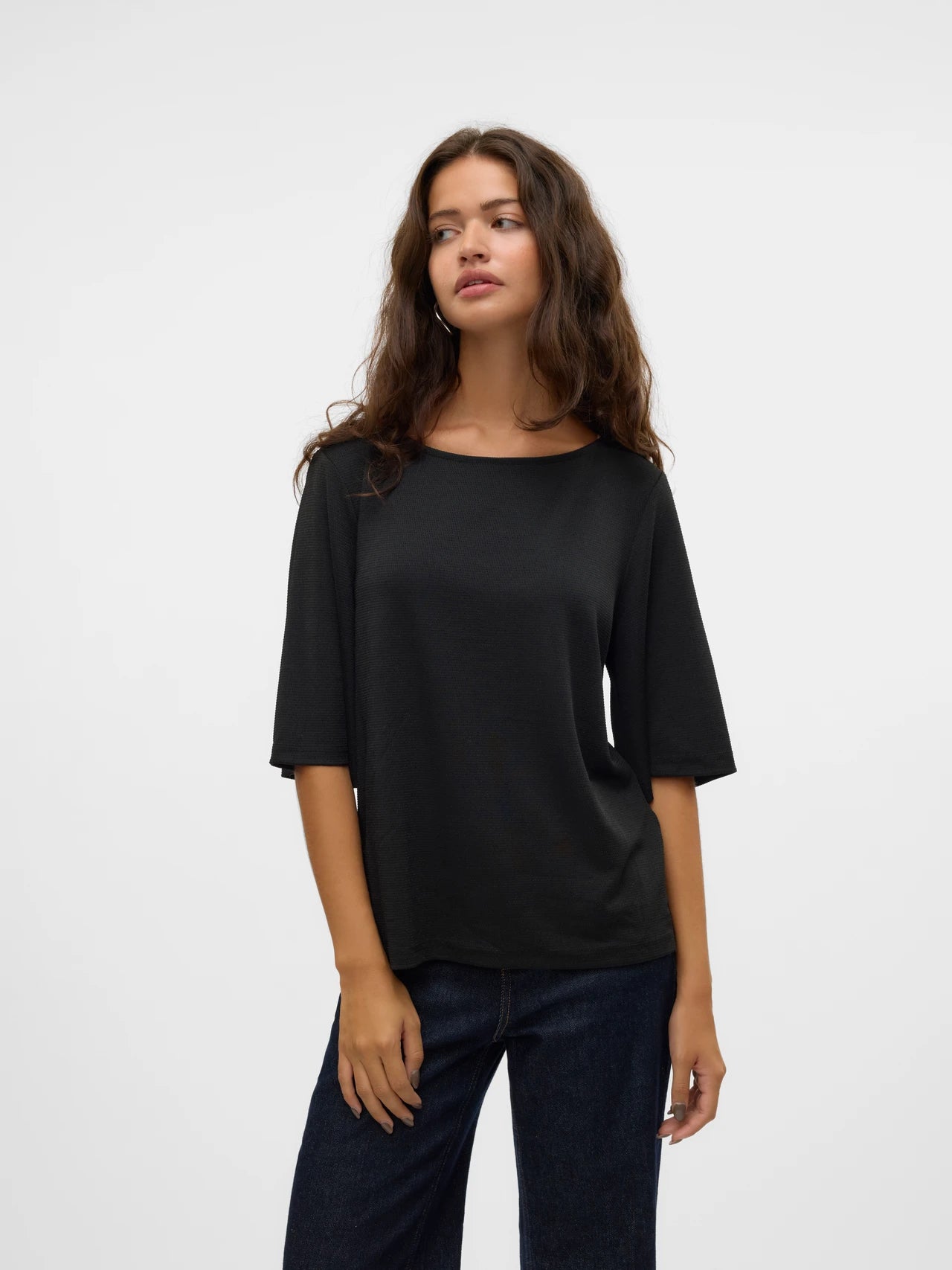 VERO MODA KANVA 2/4 GLITTER TOP