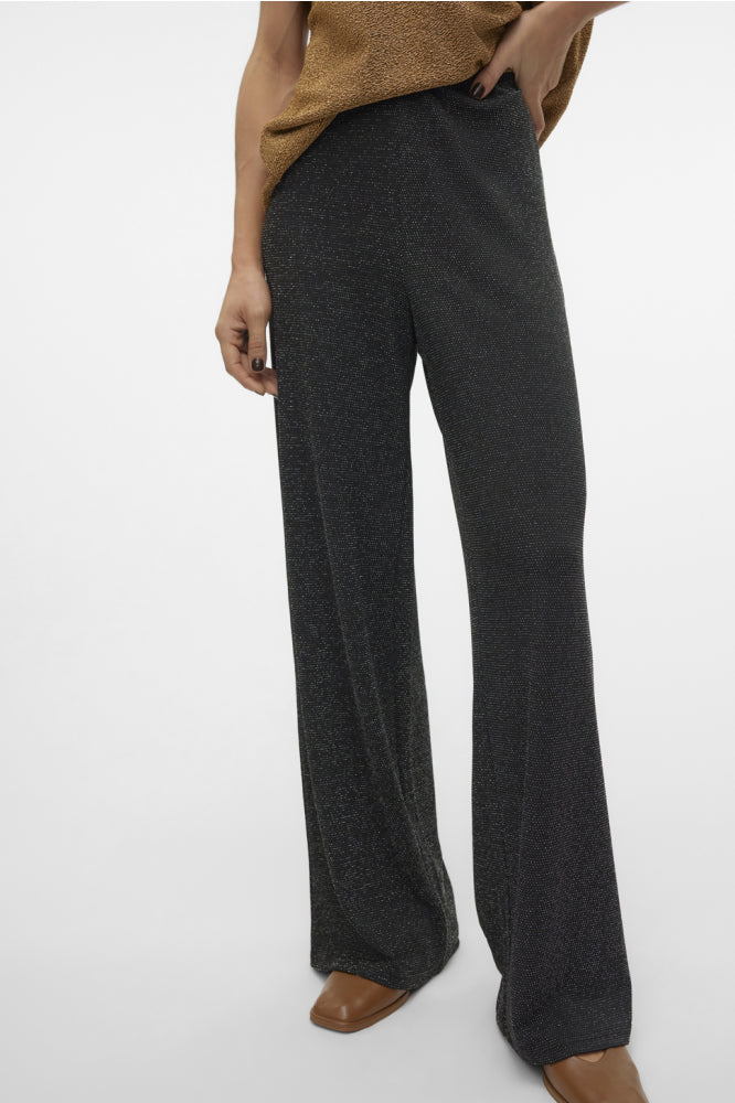 VERO MODA KANVA NW GLITTER WIDE PANT