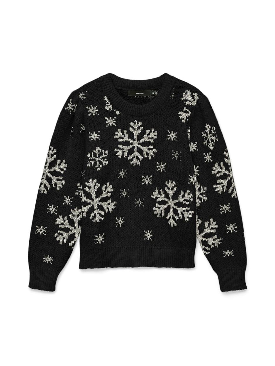 VERO MODA SNOWY FROST LS O-NECK PULL XMAS