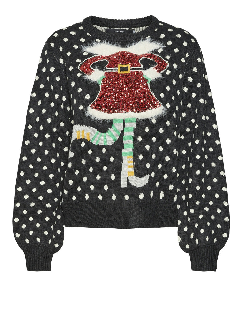 VERO MODA SPARKLE ELFIE LS O-NECK PULL XMAS