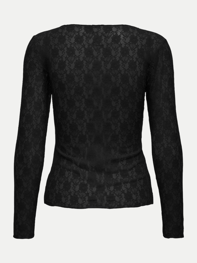 ONLY NAYA LS LACE TOP