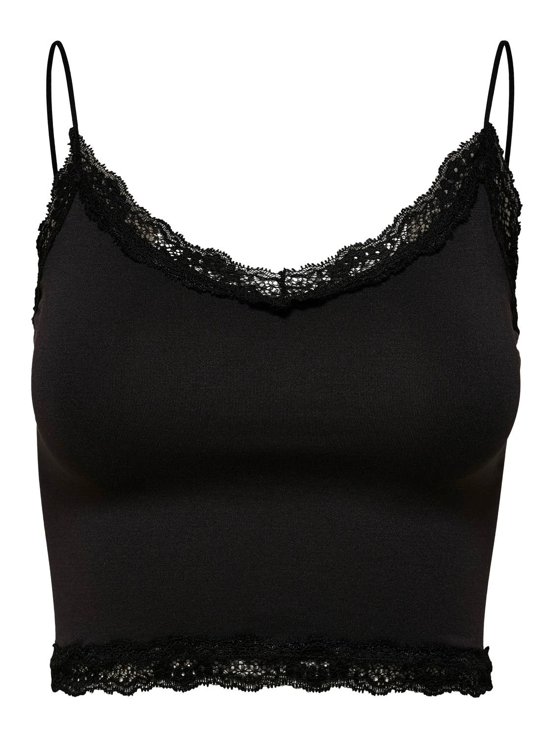 ONLY VICKY LACE SEAMLESS CROPPED TOP