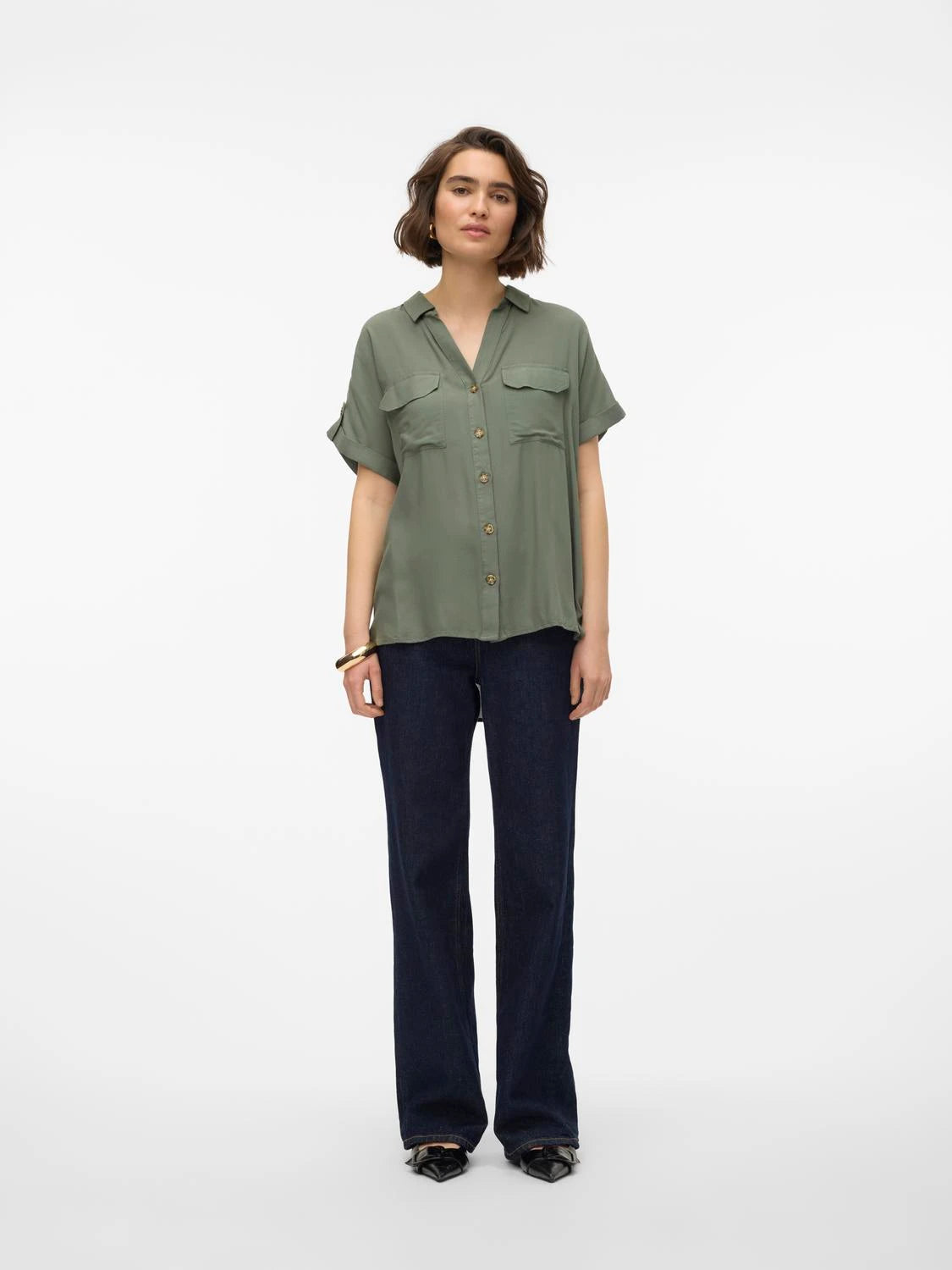 VERO MODA BUMPY S/S SHIRT