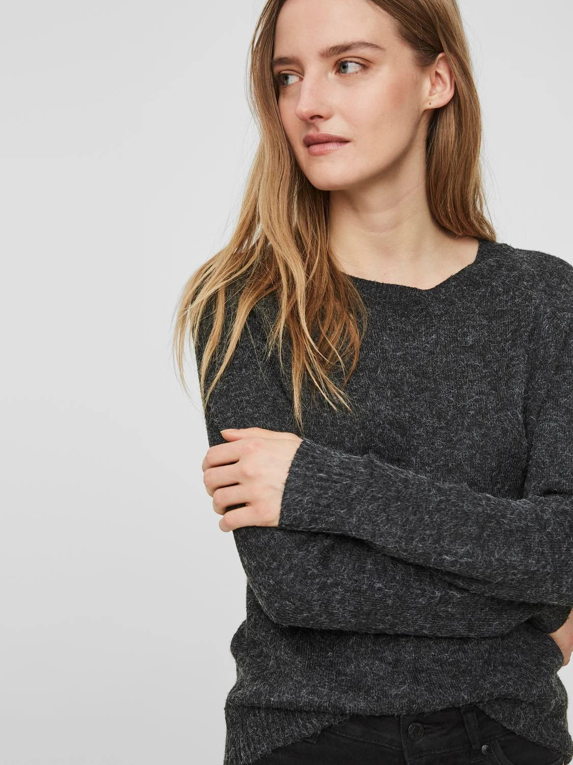 VERO MODA DOFFY LS O-NECK BLOUSE