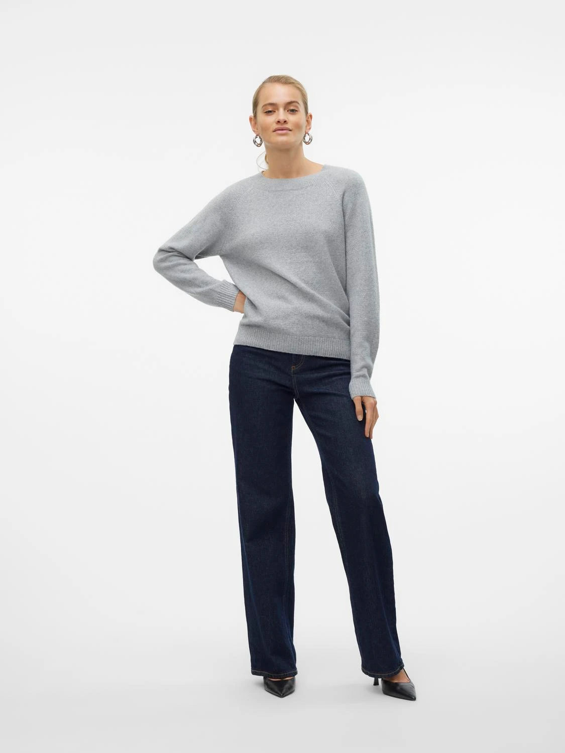 VERO MODA DOFFY LS O-NECK BLOUSE